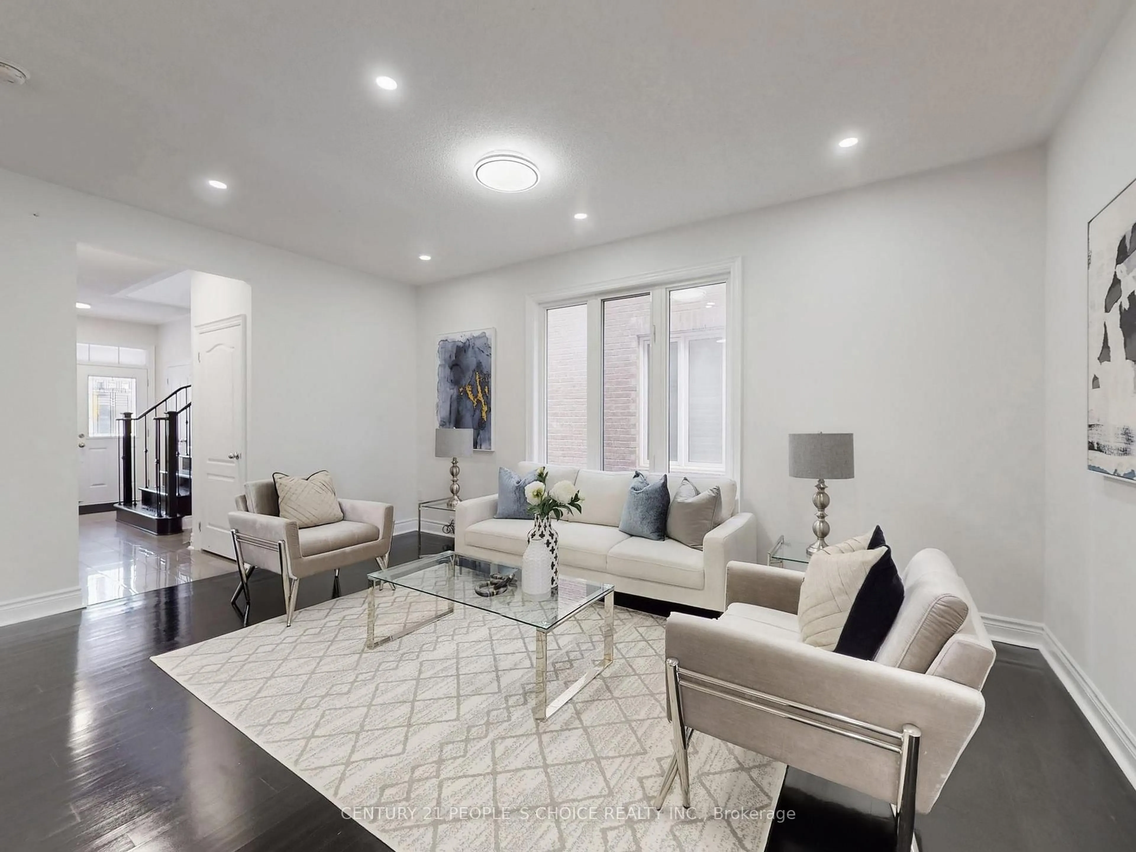 Living room with furniture, unknown for 51 Elwin Rd, Brampton Ontario L6X 5J7