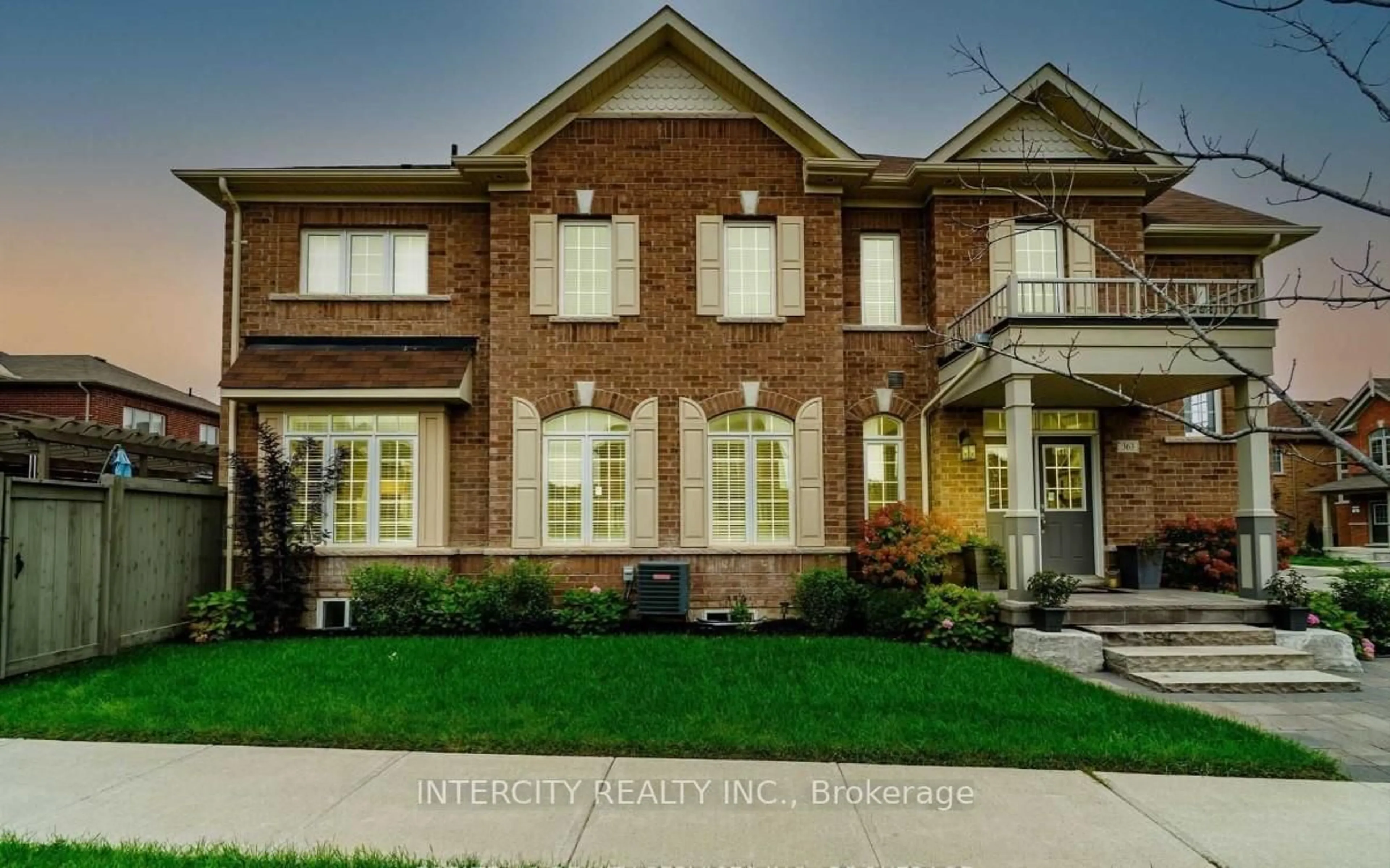 Home with brick exterior material, street for 363 Robert Parkinson Dr, Brampton Ontario L7A 4C3