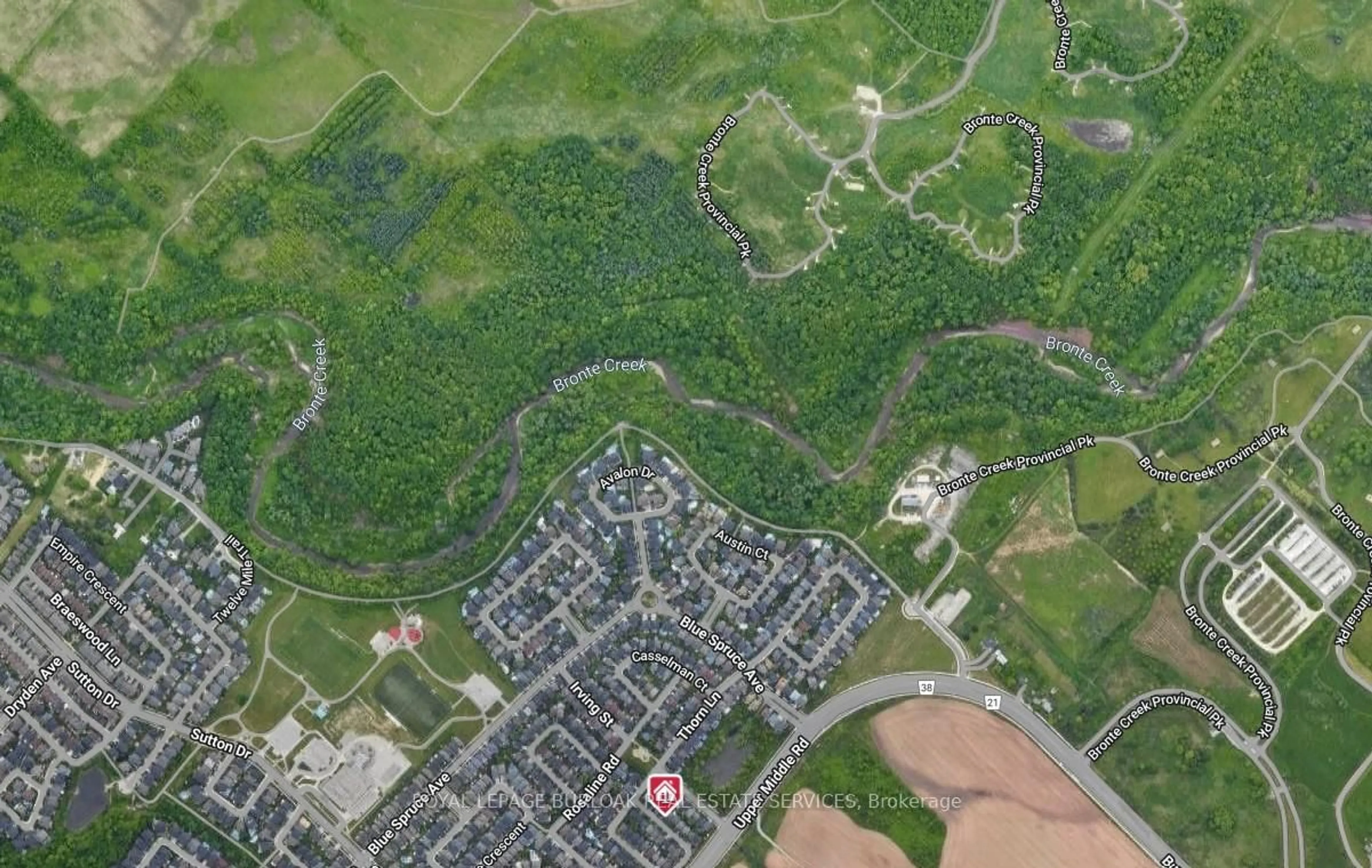 Picture of a map for 2117 Dunmore Ave, Burlington Ontario L7L 6V8