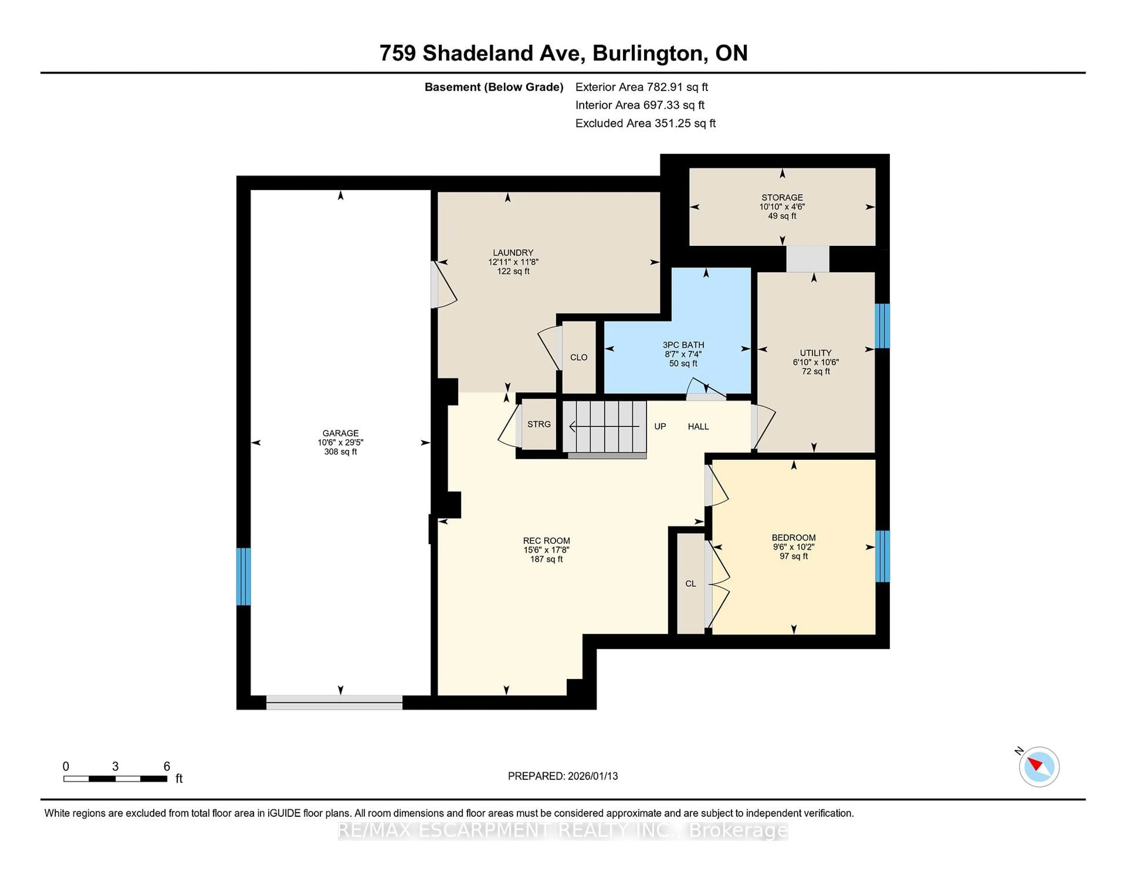 Floor plan for 759 Shadeland Ave, Burlington Ontario L7T 2M2