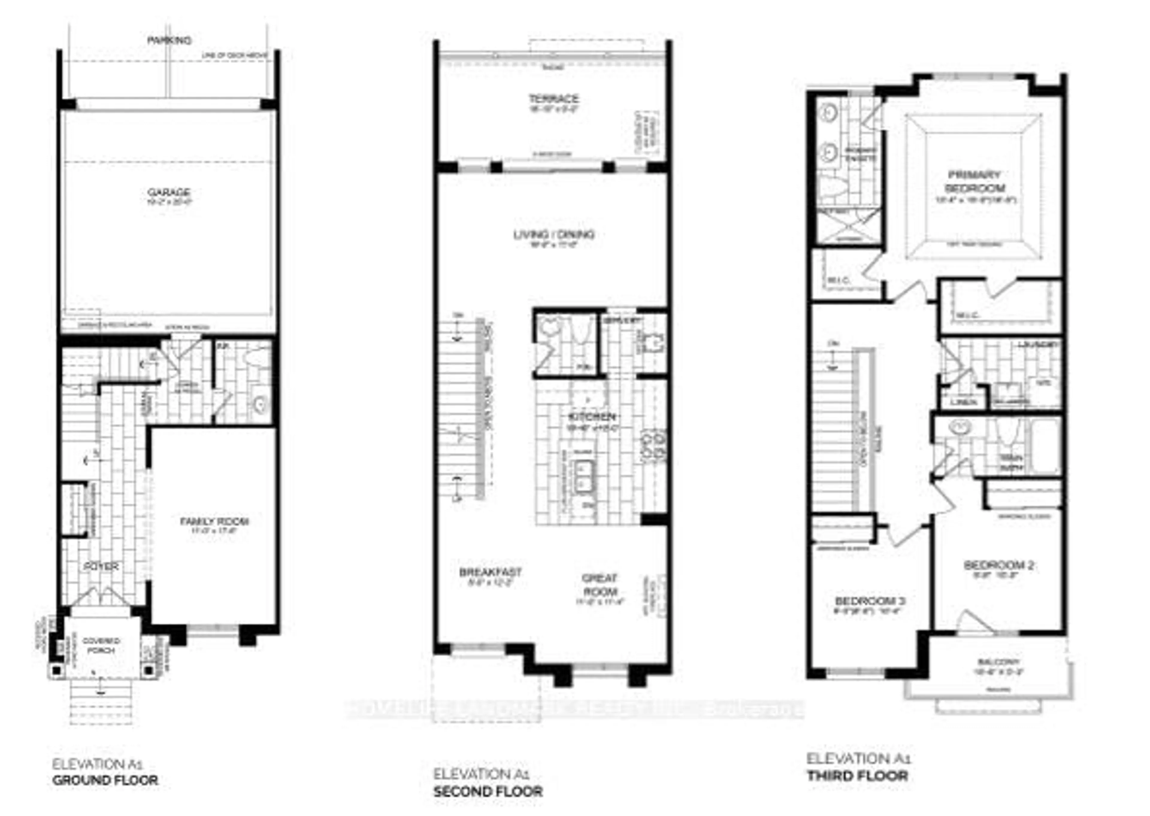Floor plan for 3316 Taha Gdns, Oakville Ontario L6M 4K1