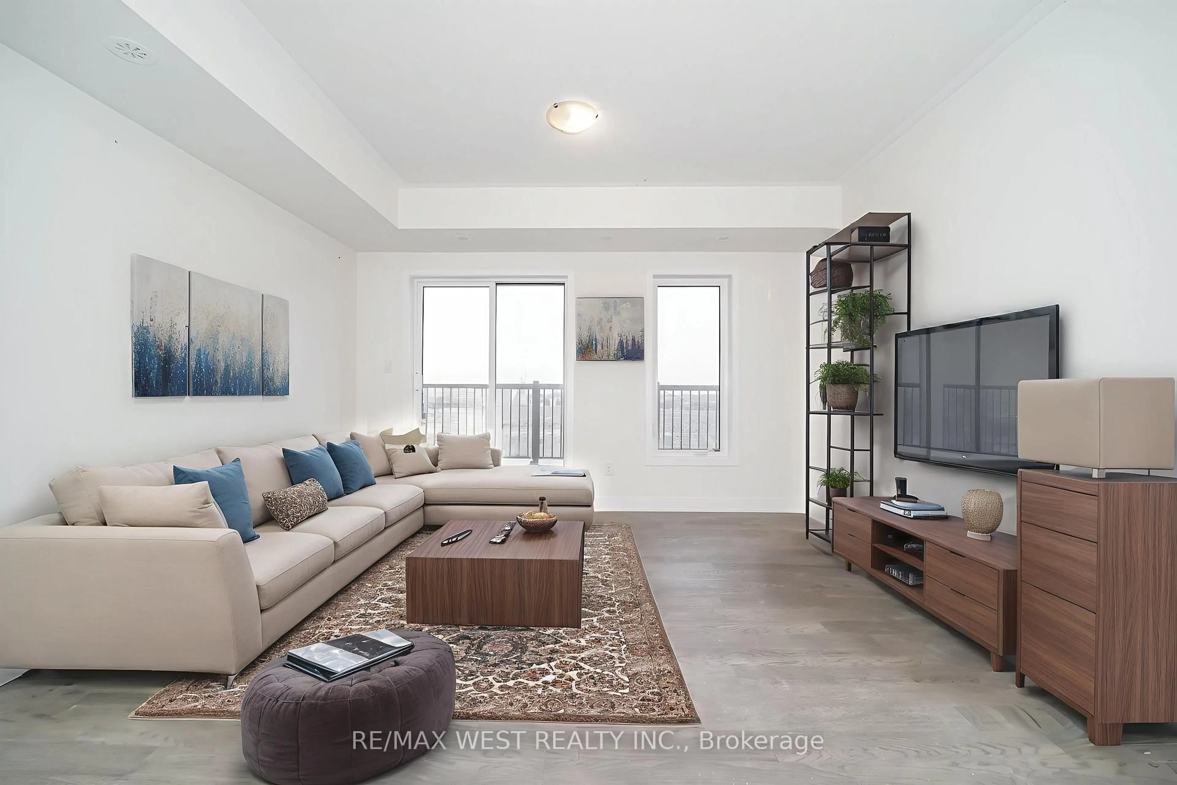 Living room with furniture, unknown for 39 John Perkins Bull Dr #20, Toronto Ontario M3K 0C3