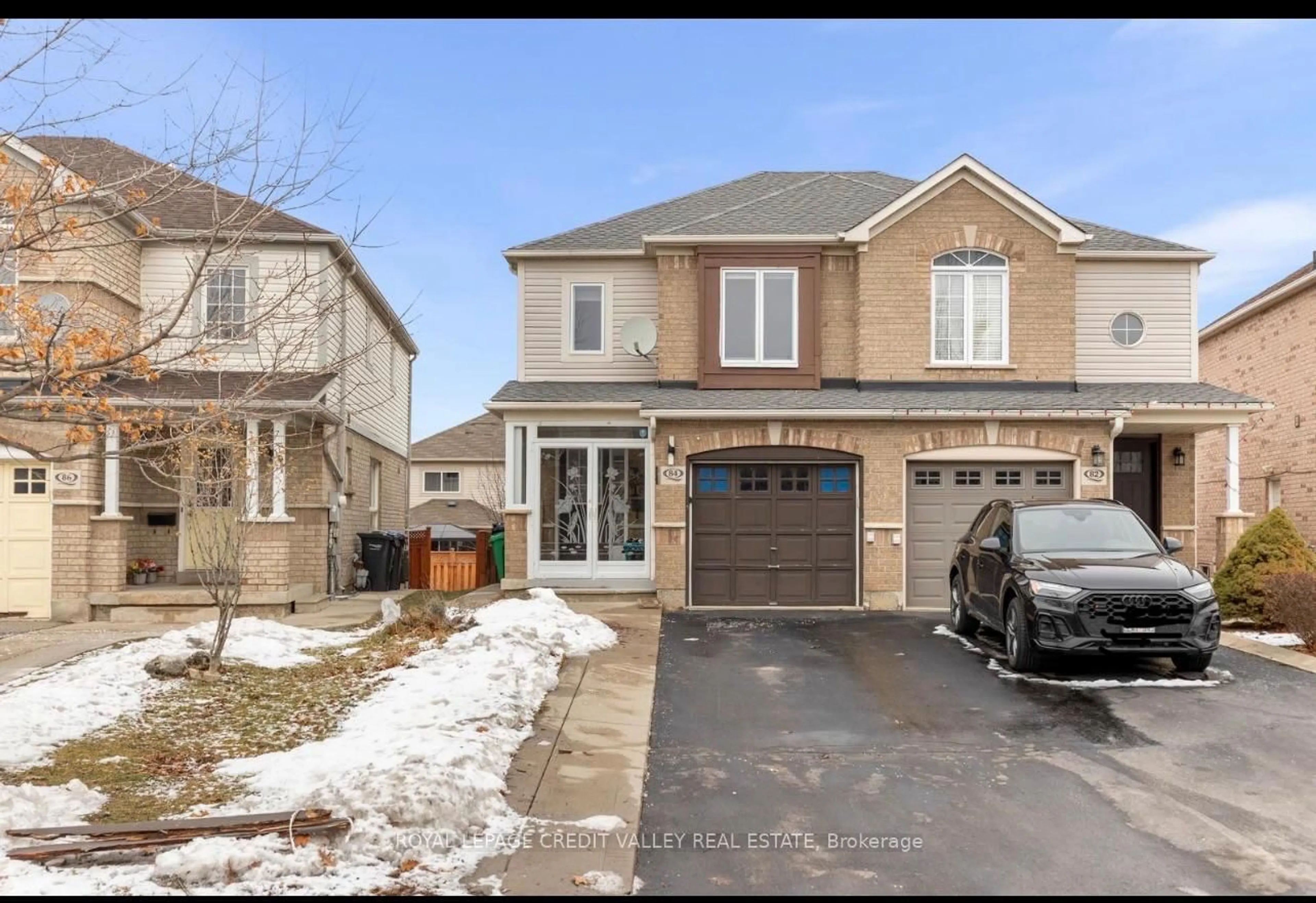 Home with brick exterior material, street for 84 Whiteface Cres, Brampton Ontario L6X 4X3