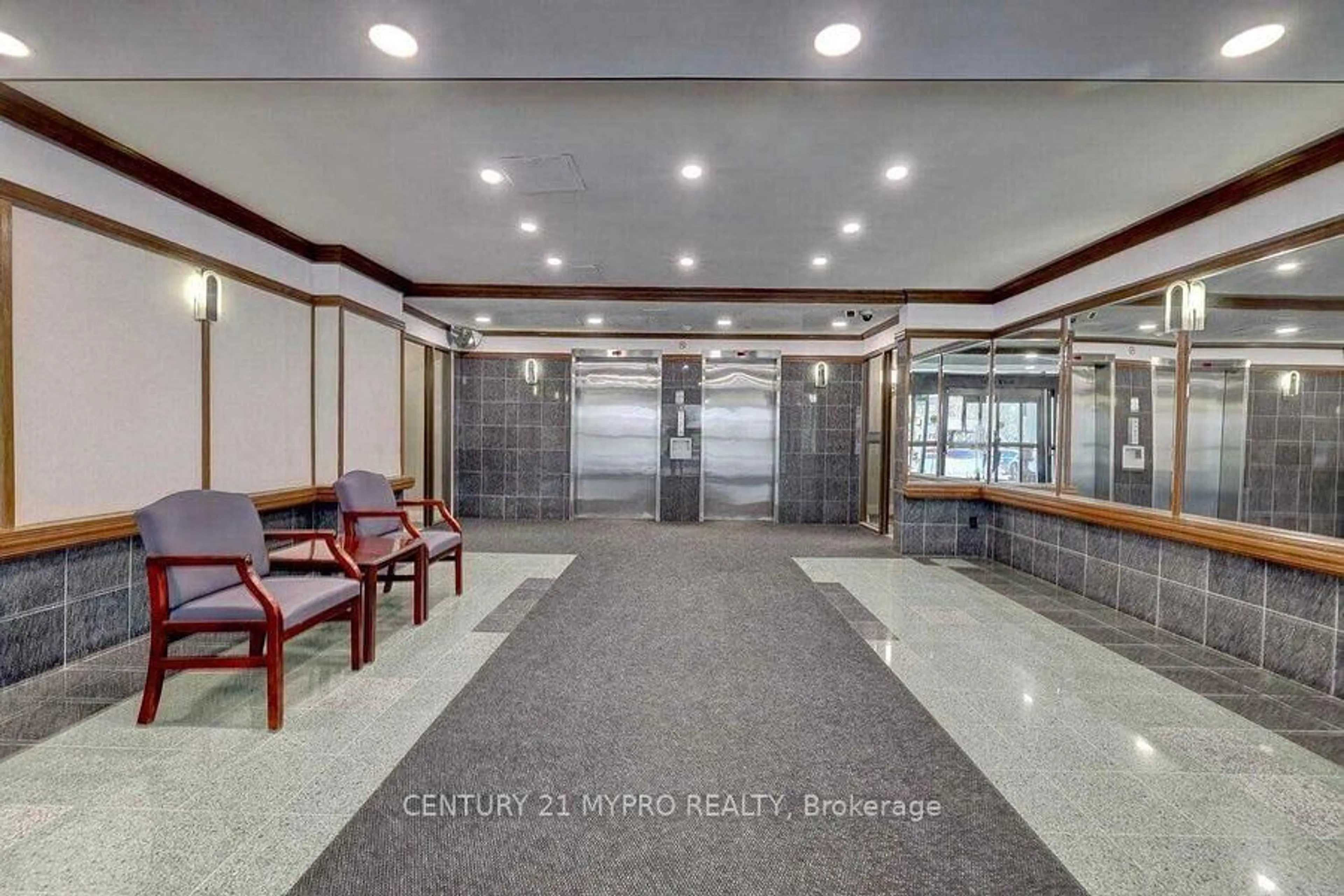 Lobby for 355 Rathburn Rd #1001, Mississauga Ontario L4Z 1H4