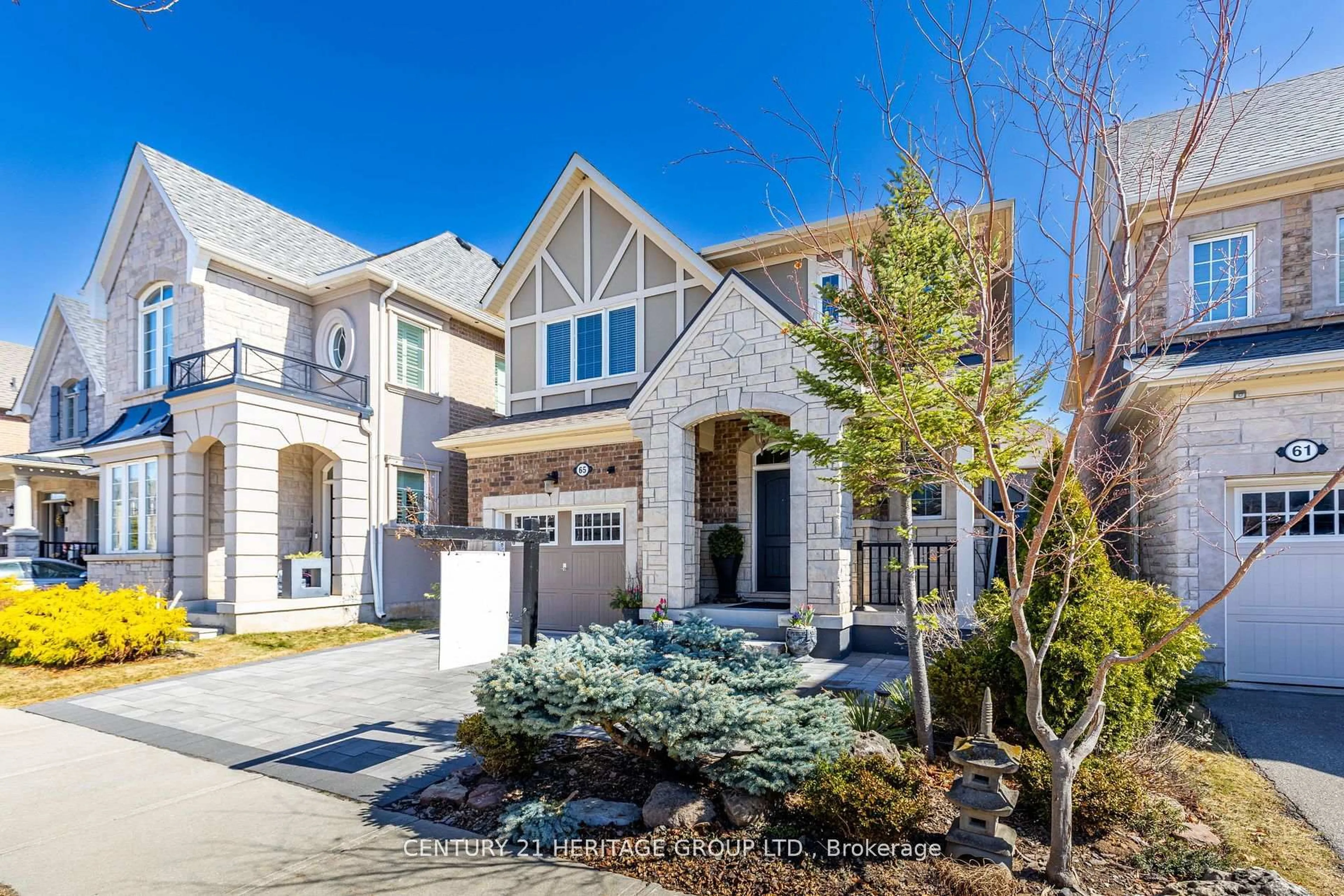 Home with brick exterior material, street for 65 Masterman Cres, Oakville Ontario L6M 0W3