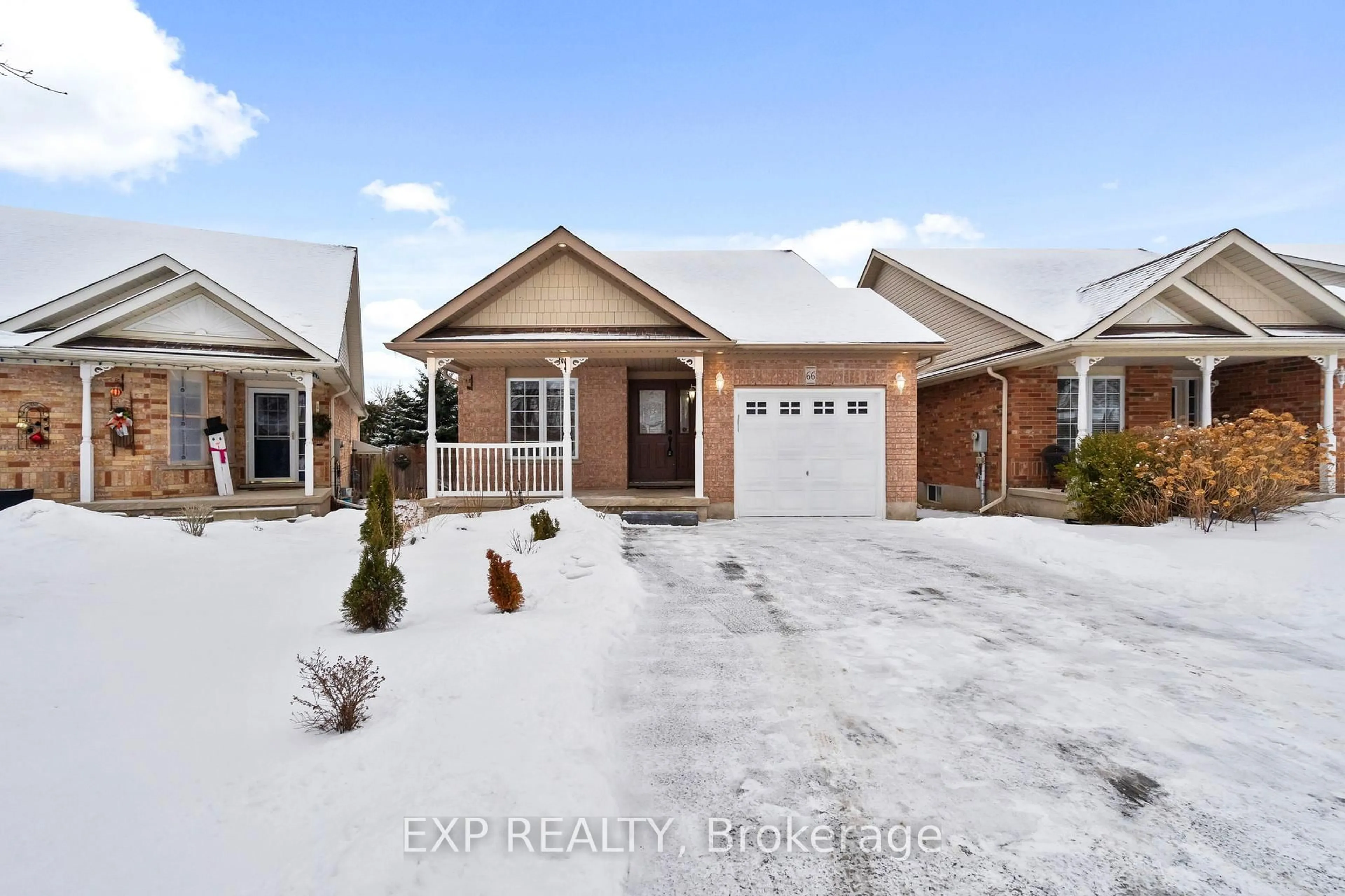 Home with brick exterior material, street for 66 Doctor Moore Crt, Halton Hills Ontario L7J 3A6