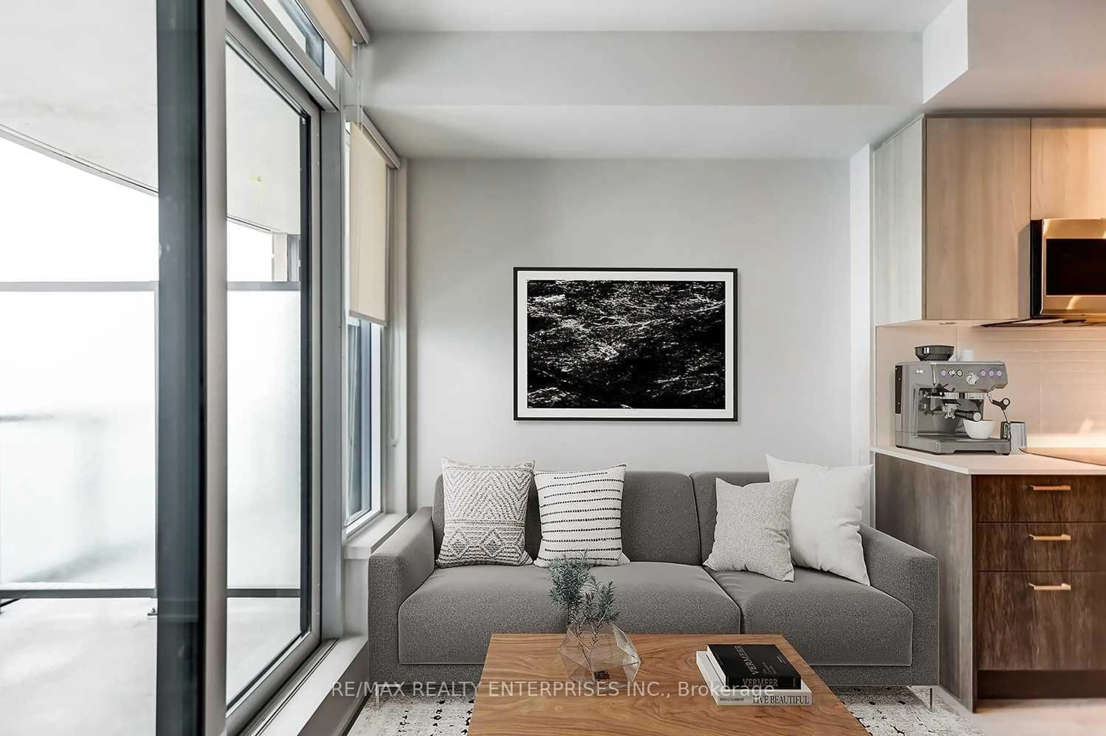 Living room with furniture, unknown for 1926 Lakeshore Blvd #3607, Toronto Ontario M6S 1A1