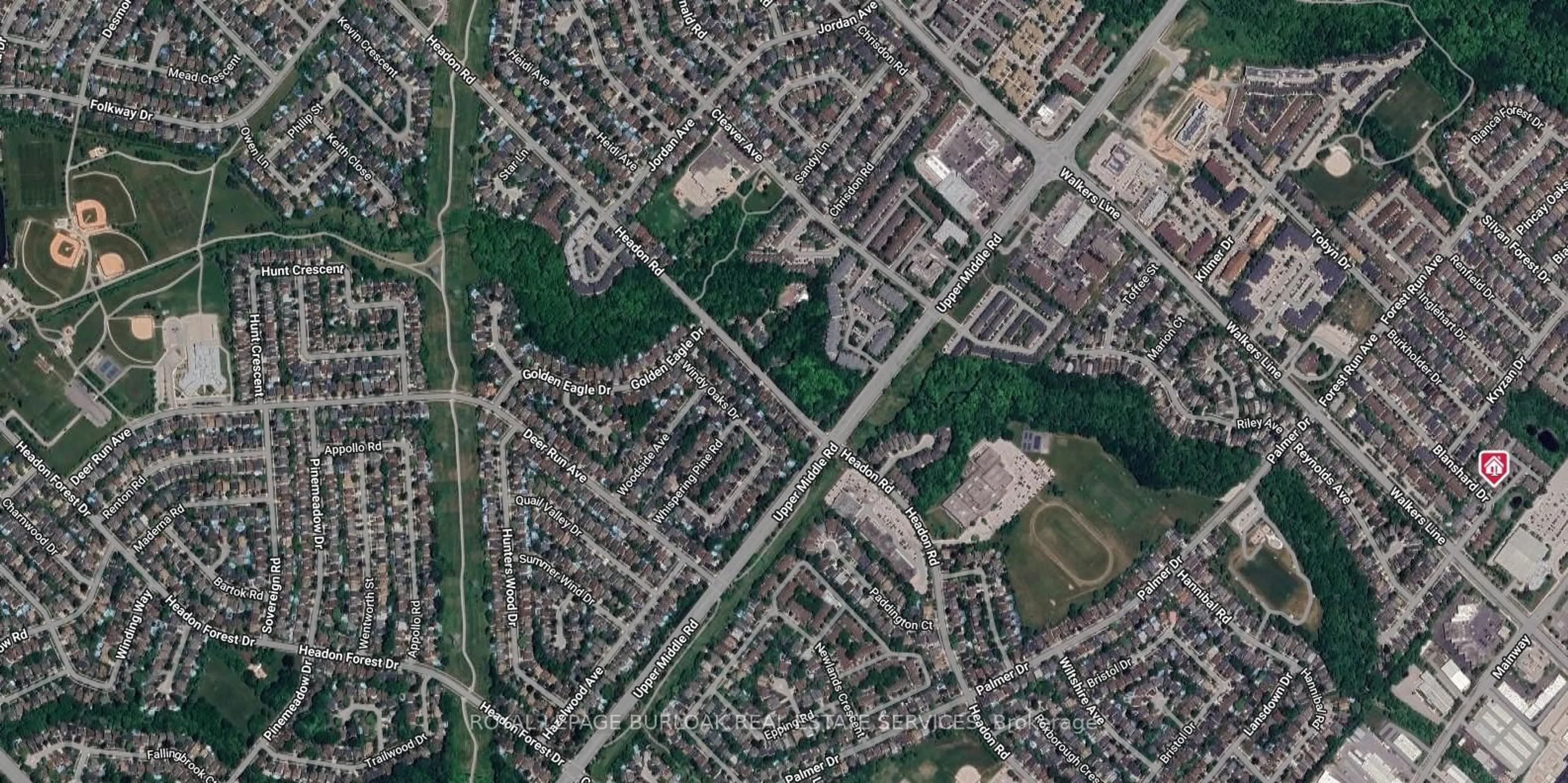 Picture of a map for 1283 Blanshard Dr #35, Burlington Ontario L7M 4T9