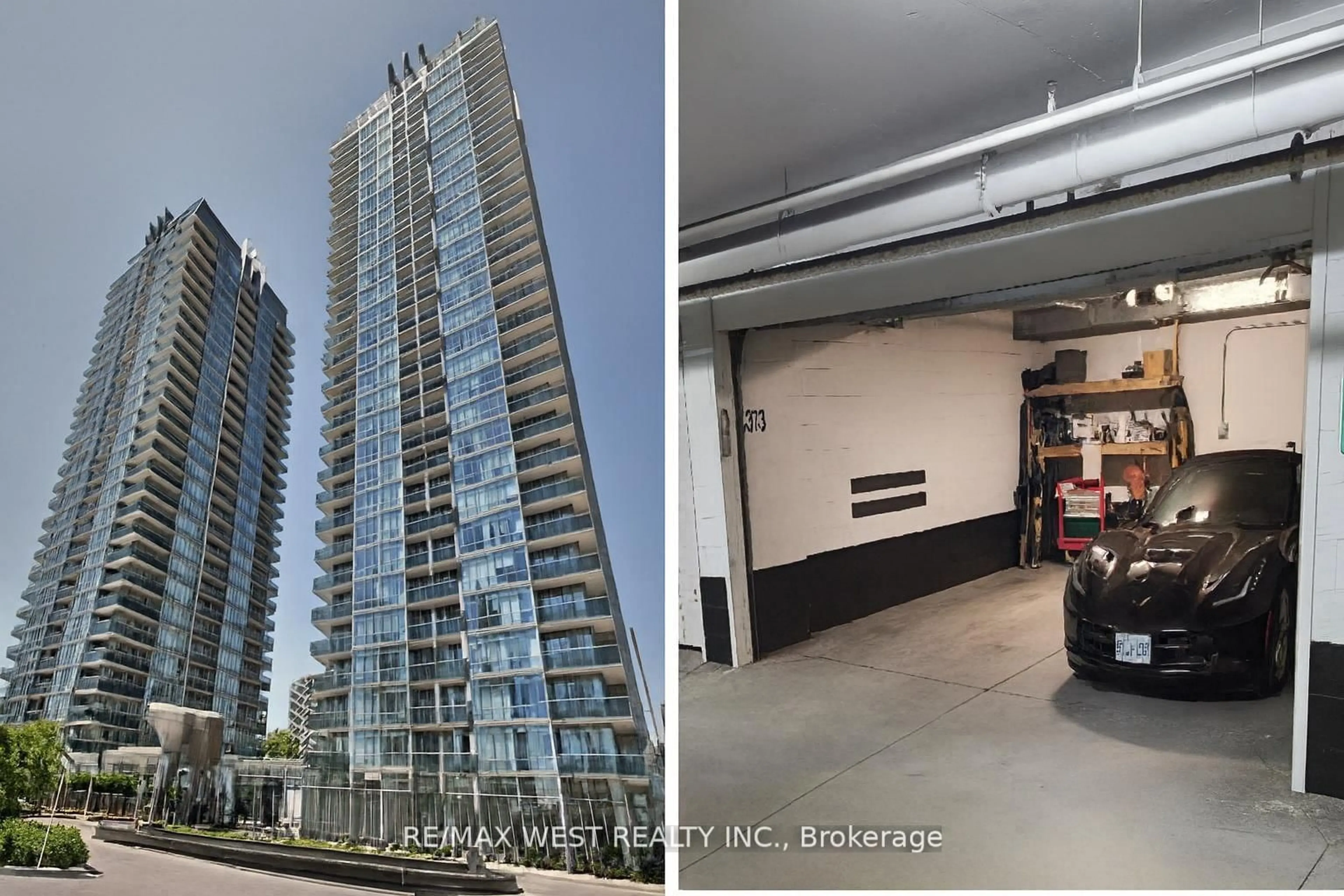 A pic from outside/outdoor area/front of a property/back of a property/a pic from drone, unknown for 88 Park Lawn Rd #2906, Toronto Ontario M8Y 0B5