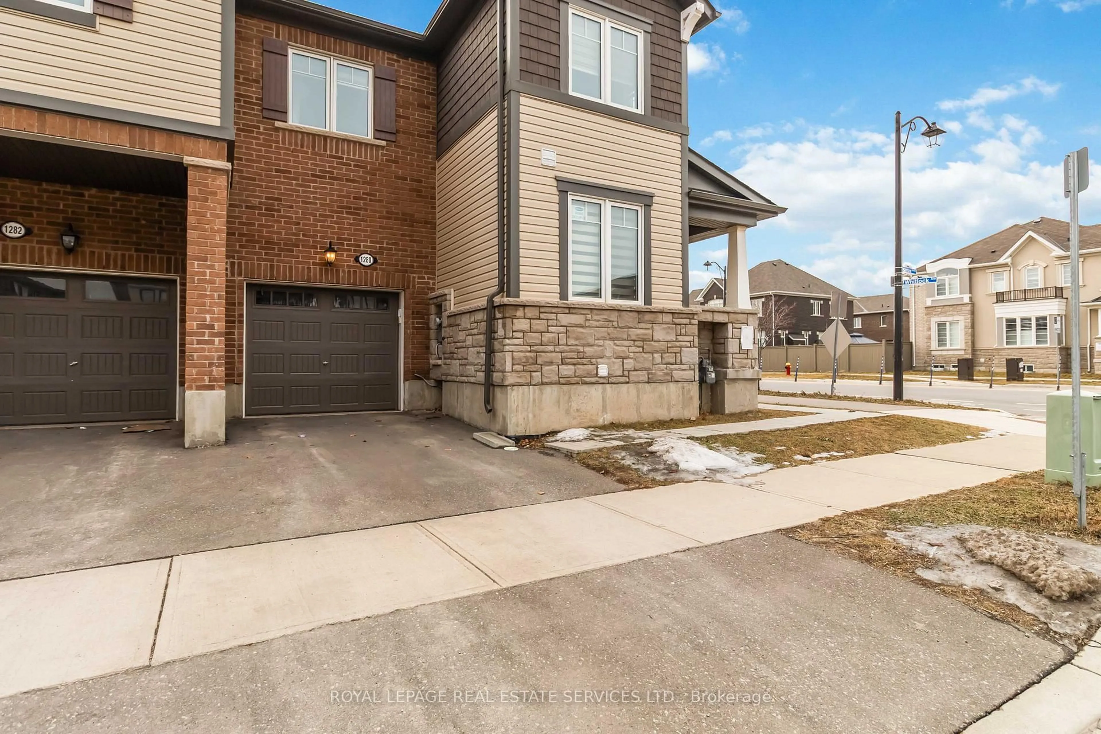 Home with brick exterior material, street for 1280 Sycamore Garden, Milton Ontario L9E 1R6