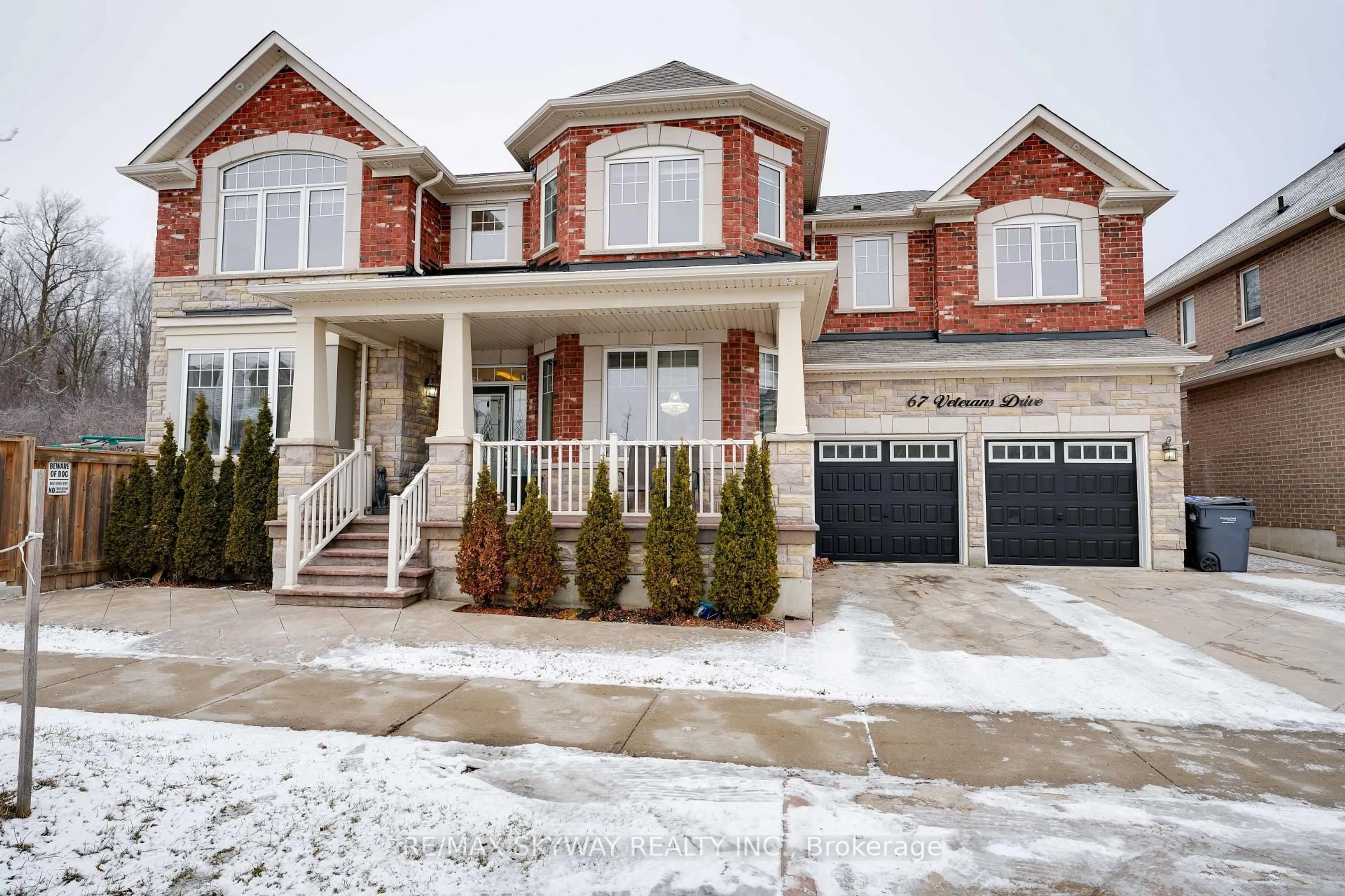 Home with brick exterior material, street for 67 Veterans Dr, Brampton Ontario L7A 0T6