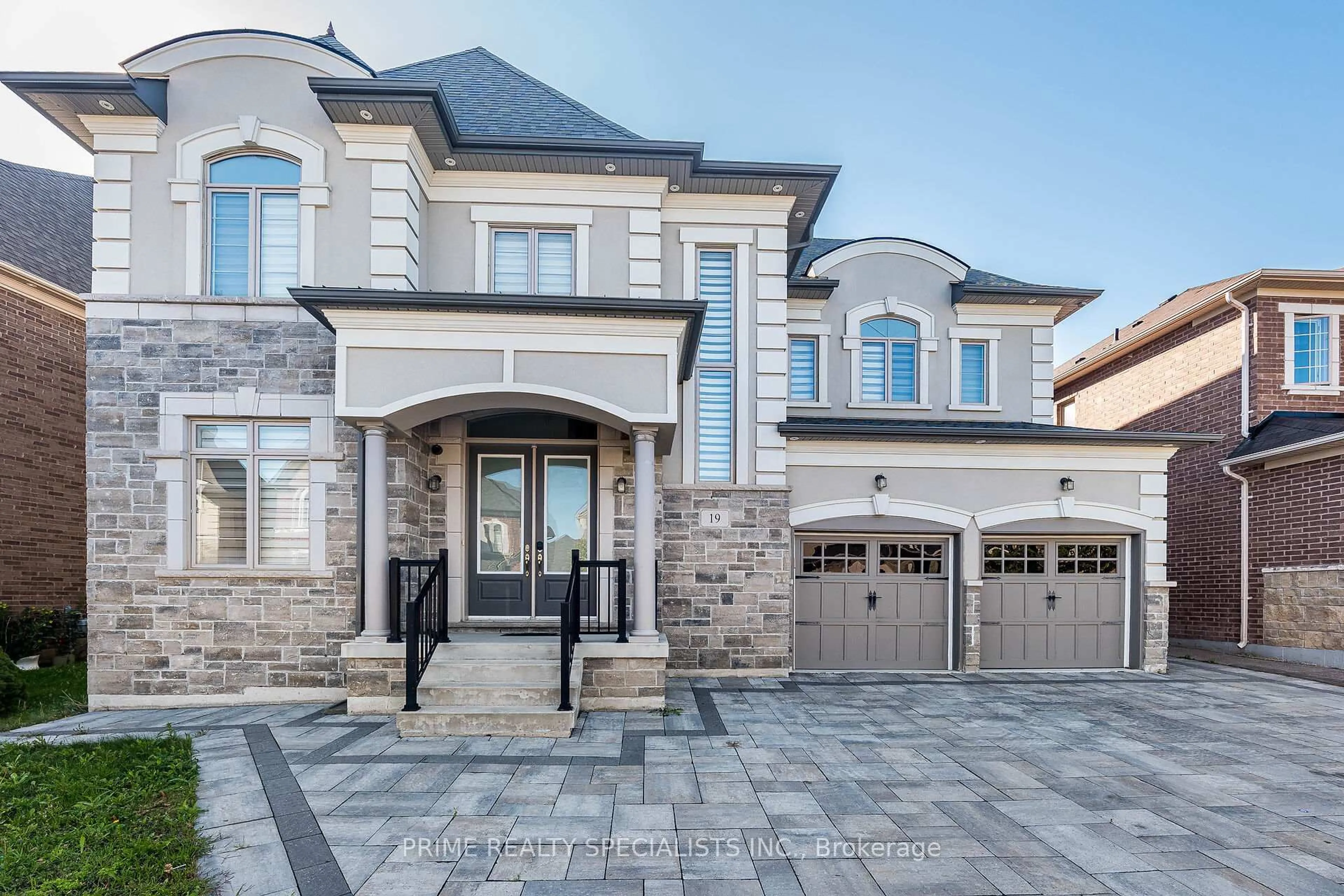 Home with brick exterior material, street for 19 Cloverhaven Rd Rd, Brampton Ontario L6P 4E4