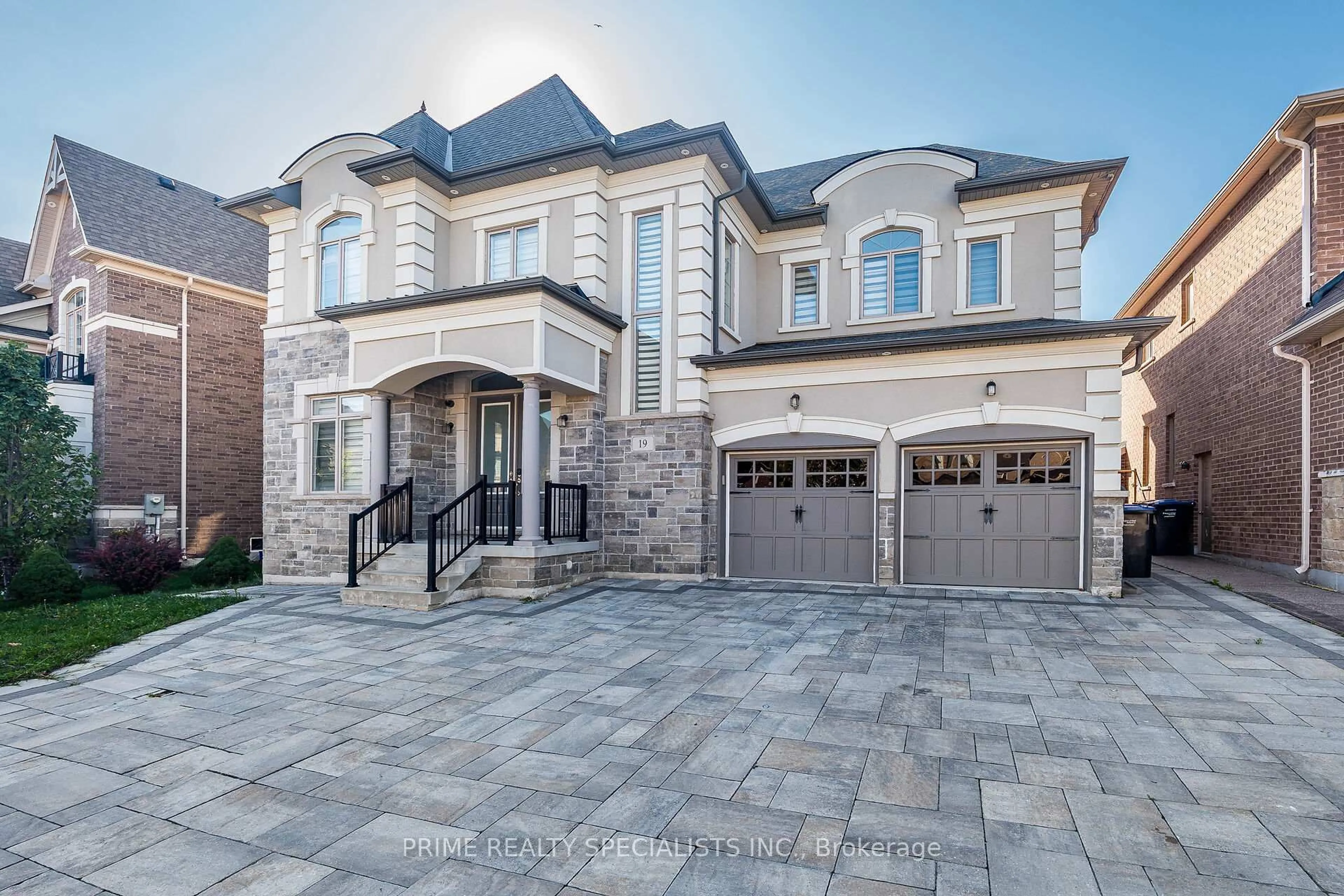 Home with brick exterior material, street for 19 Cloverhaven Rd Rd, Brampton Ontario L6P 4E4