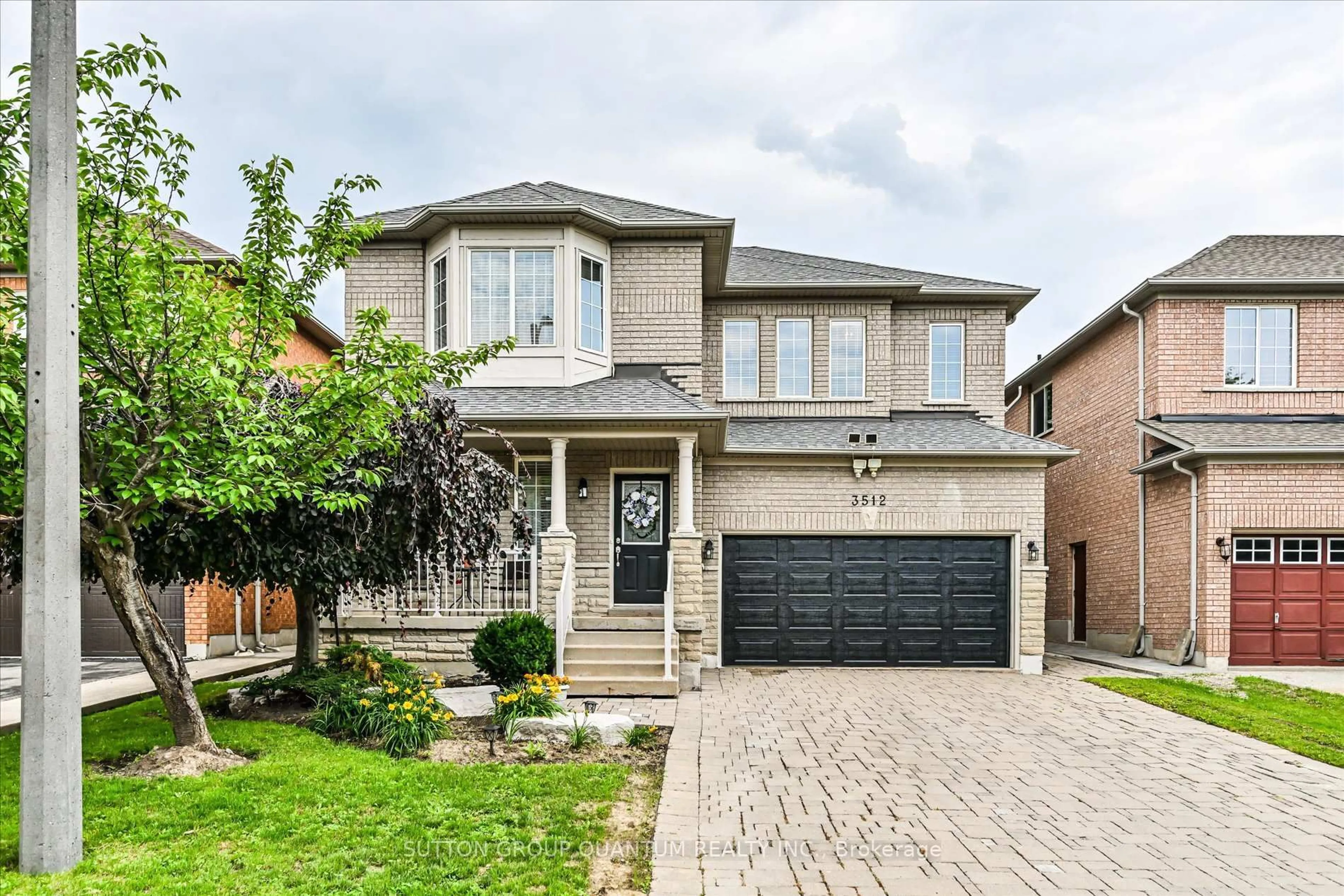 Home with brick exterior material, street for 3512 Positano Pl, Mississauga Ontario L5M 6Y9