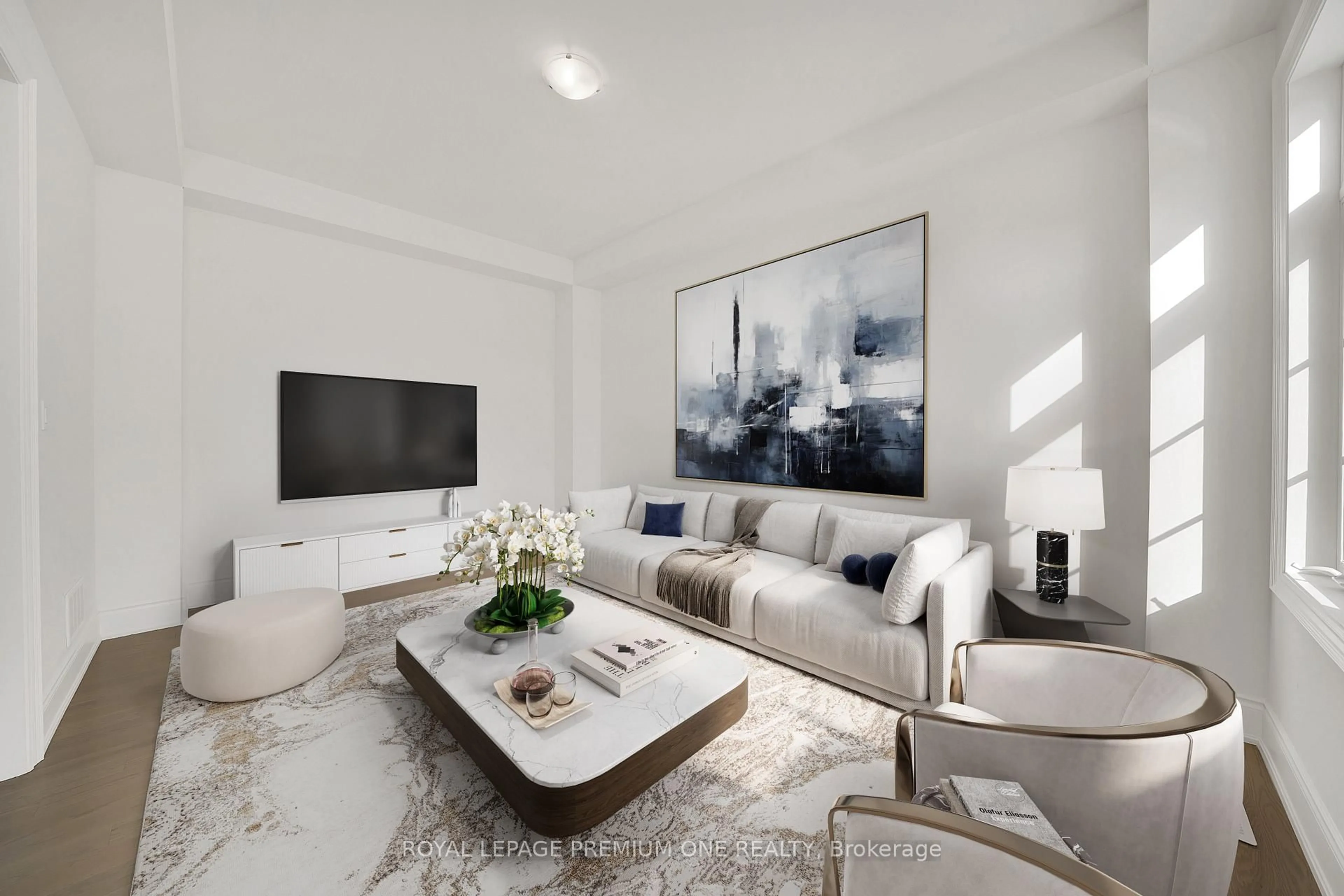 Living room with furniture, unknown for 44 James Walker Ave, Caledon Ontario L7C 1R5