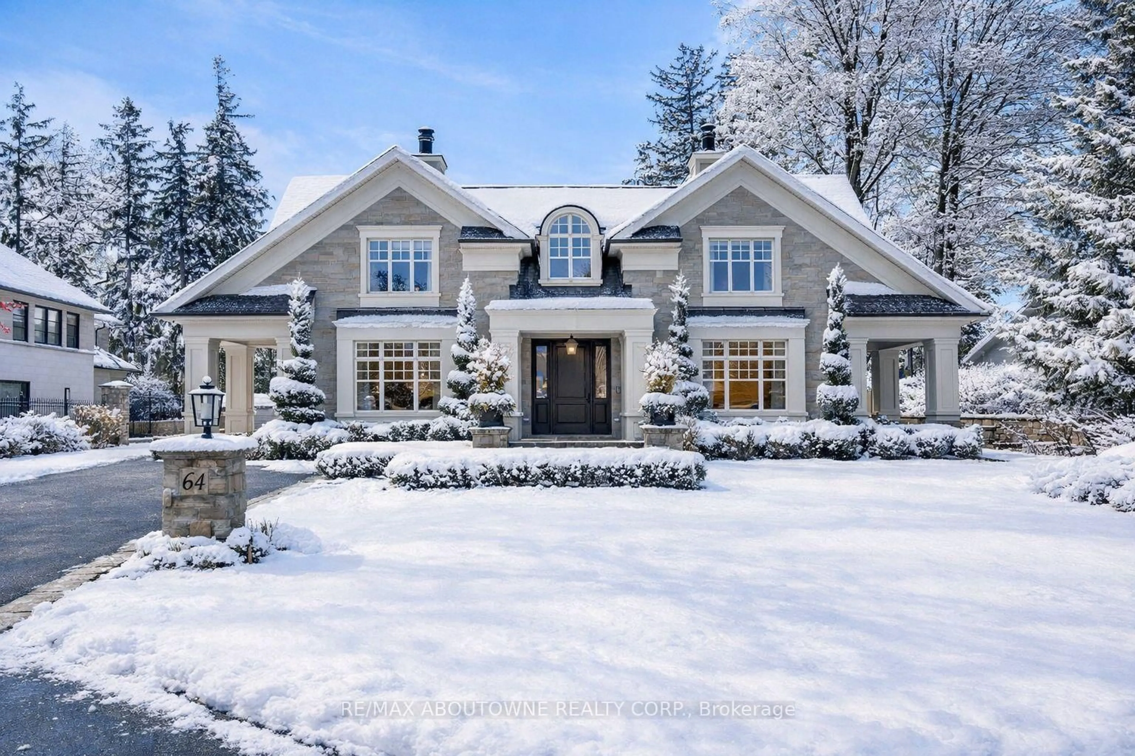 Home with brick exterior material, street for 64 Brentwood Rd, Oakville Ontario L6J 4B6