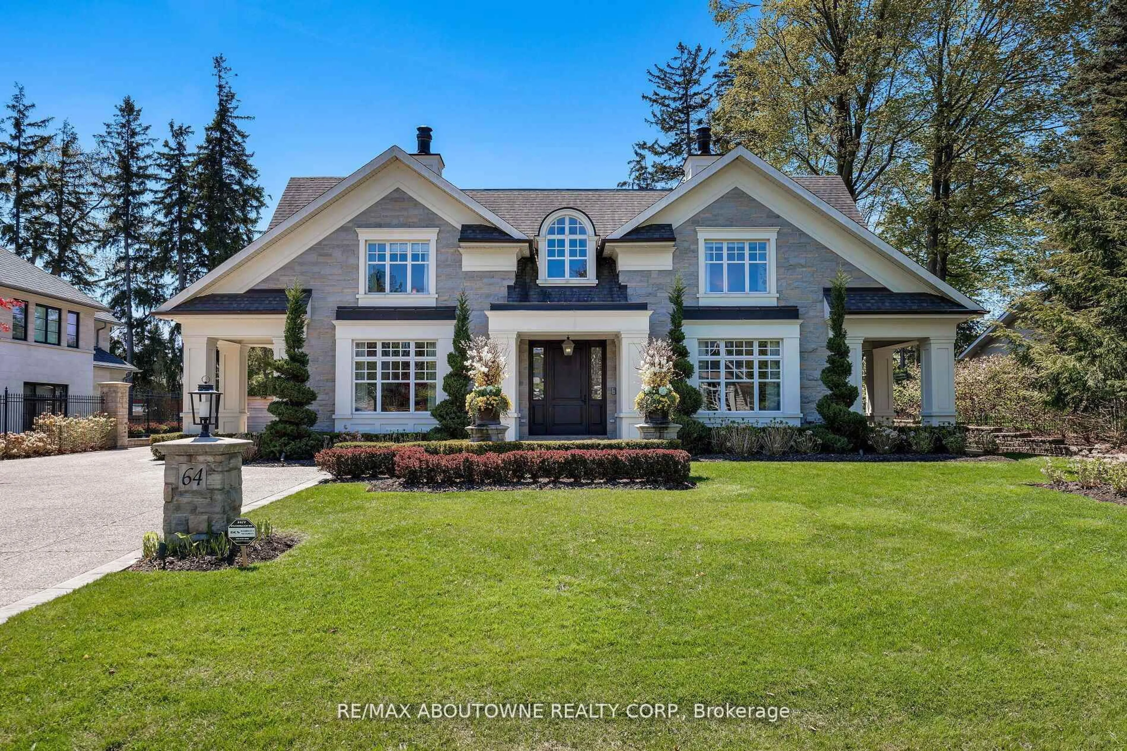 Home with brick exterior material, street for 64 Brentwood Rd, Oakville Ontario L6J 4B6