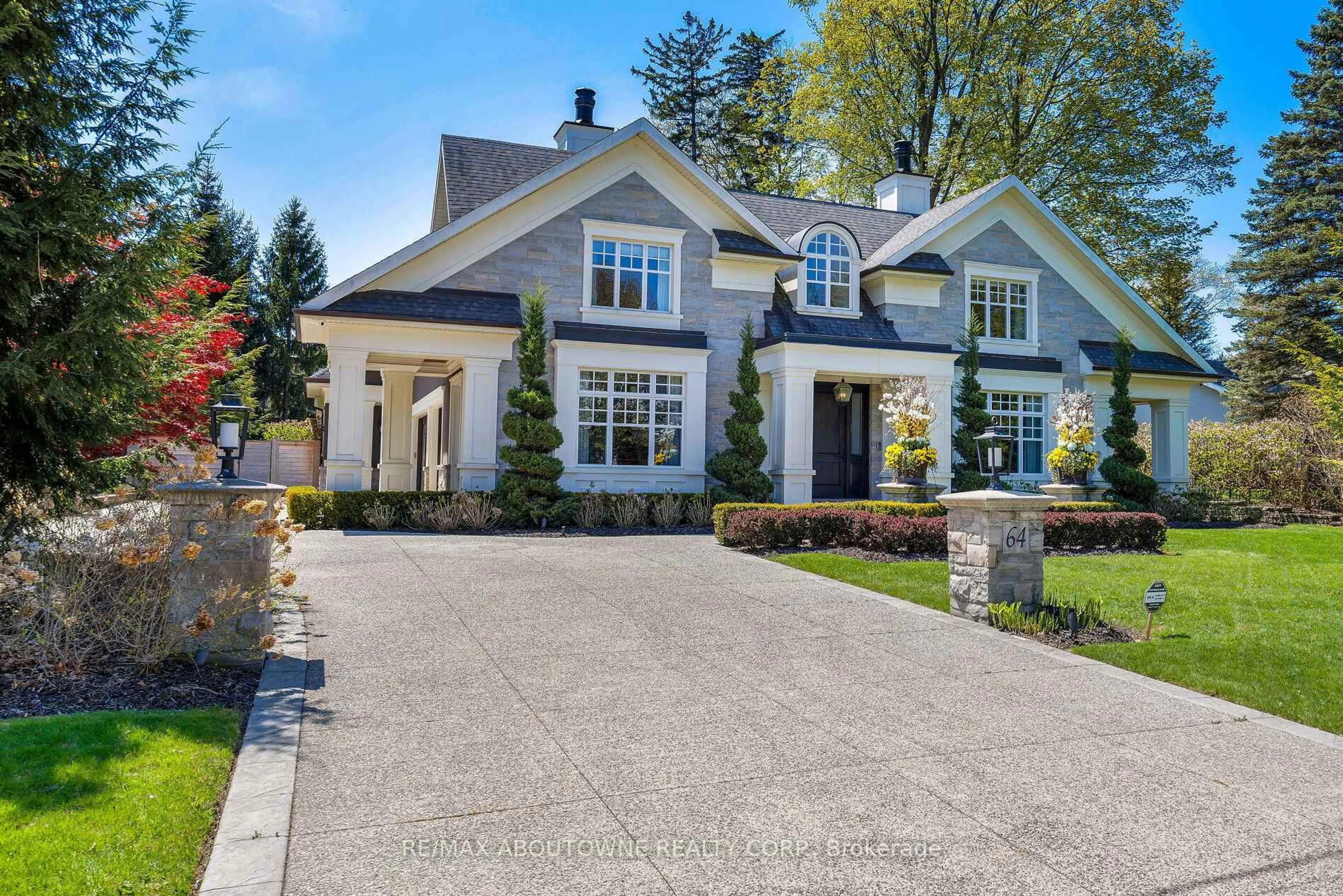 Home with brick exterior material, street for 64 Brentwood Rd, Oakville Ontario L6J 4B6