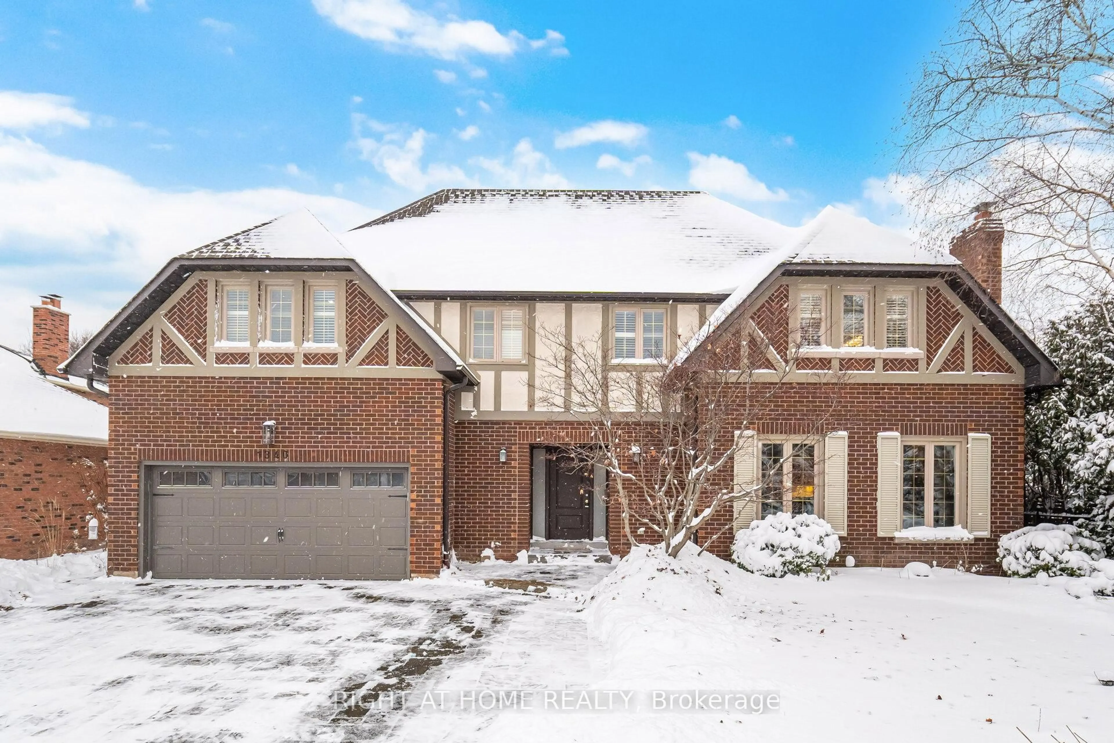Home with brick exterior material, street for 1340 Greeneagle Dr, Oakville Ontario L6M 2M9