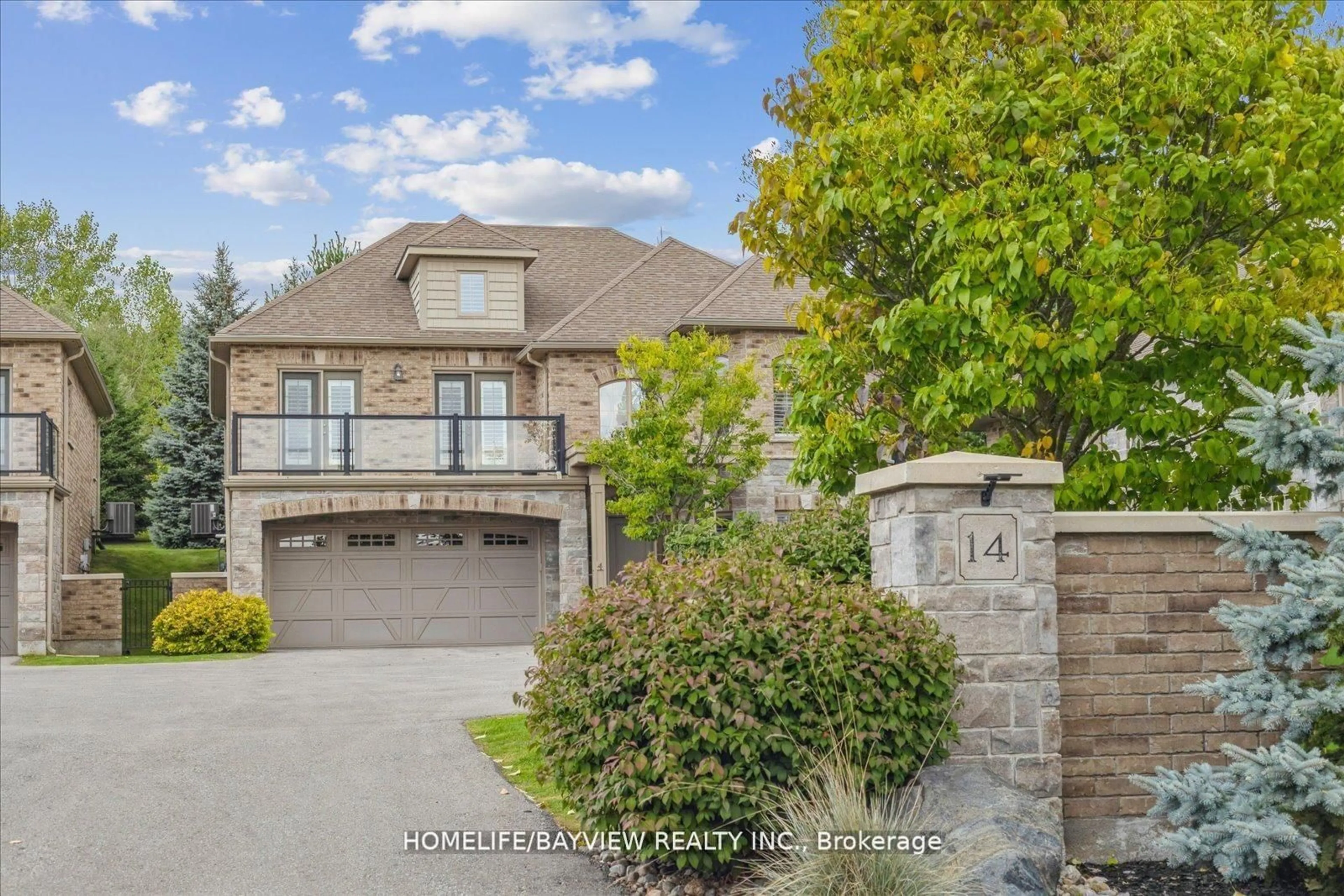 Home with brick exterior material, street for 14 Reddington Dr #4, Caledon Ontario L7E 4C3