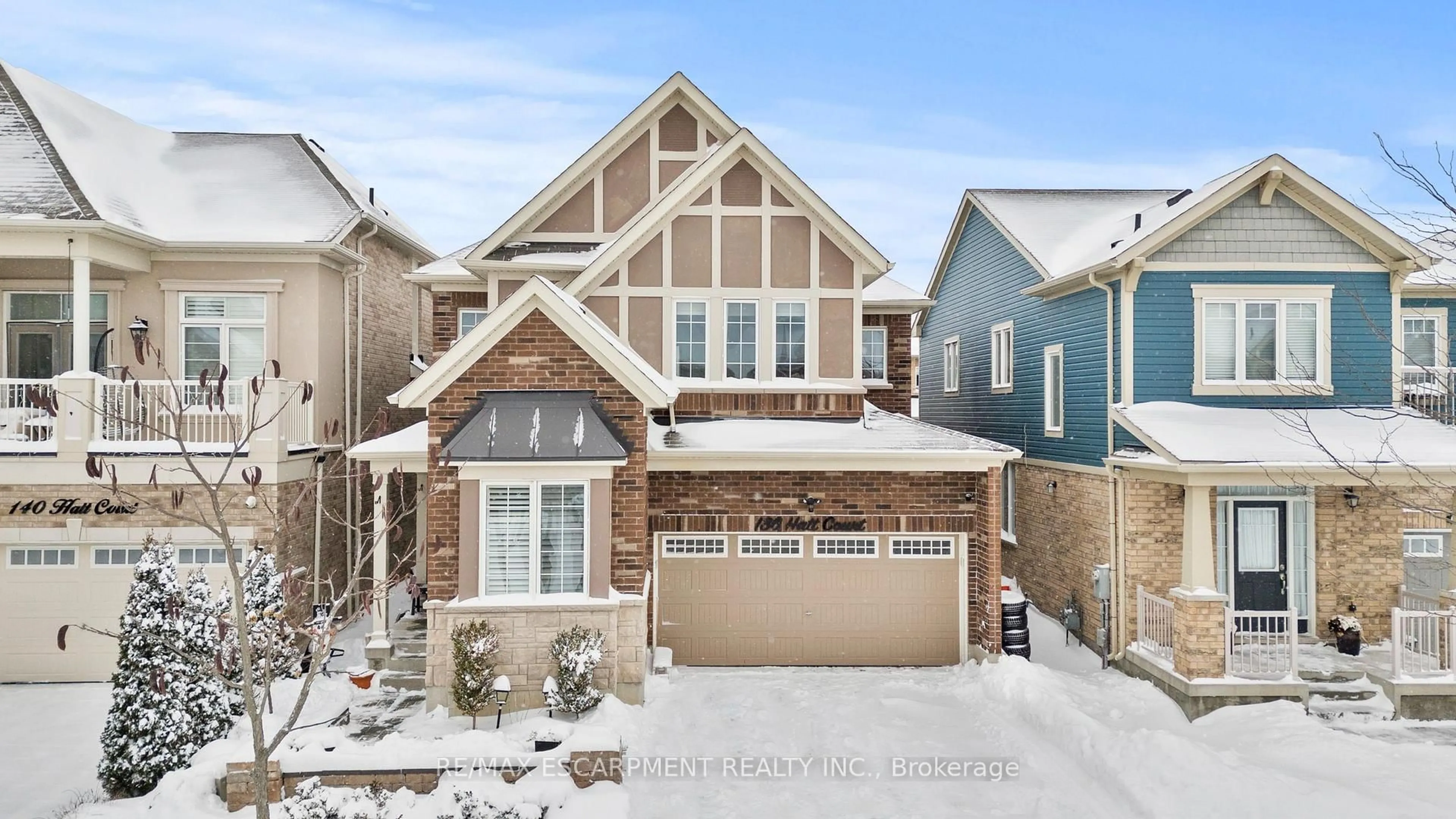 Home with brick exterior material, street for 136 HATT Crt, Milton Ontario L9E 1G7