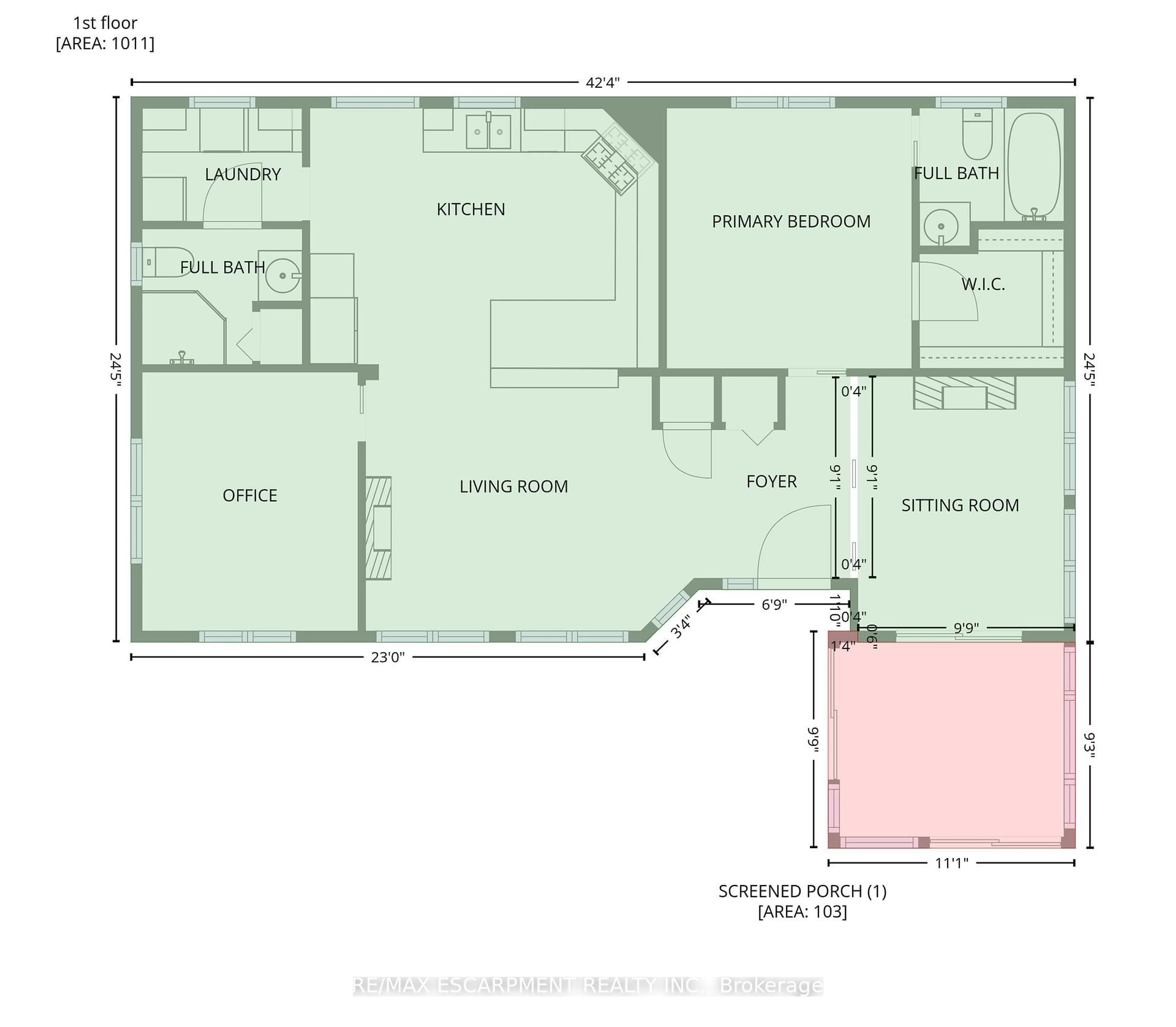 Floor plan for 4449 Milburough Line #2 Cedar Street, Burlington Ontario L7P 0C5