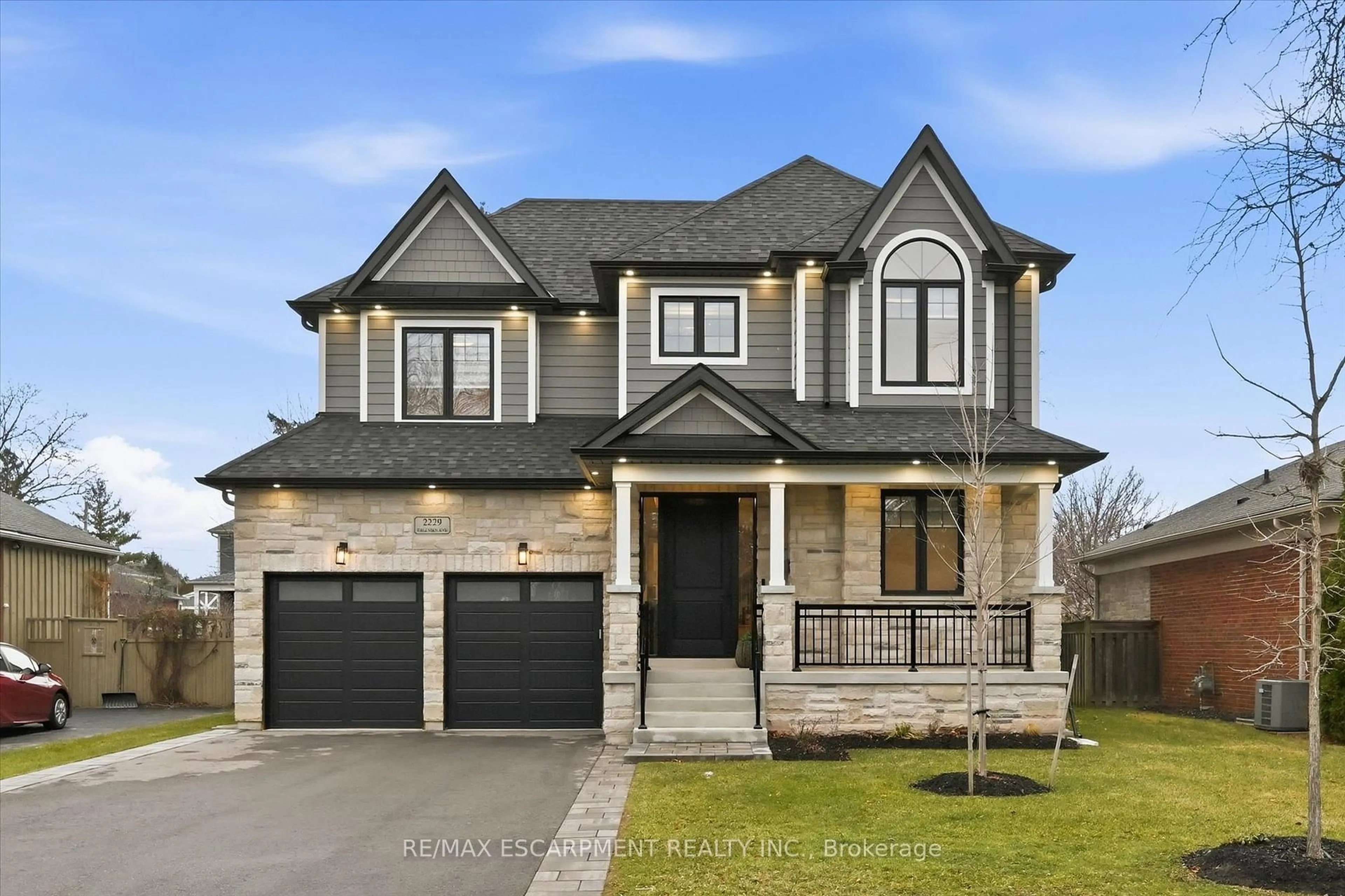 Home with brick exterior material, street for 2229 Tallman Ave, Burlington Ontario L7R 1R2