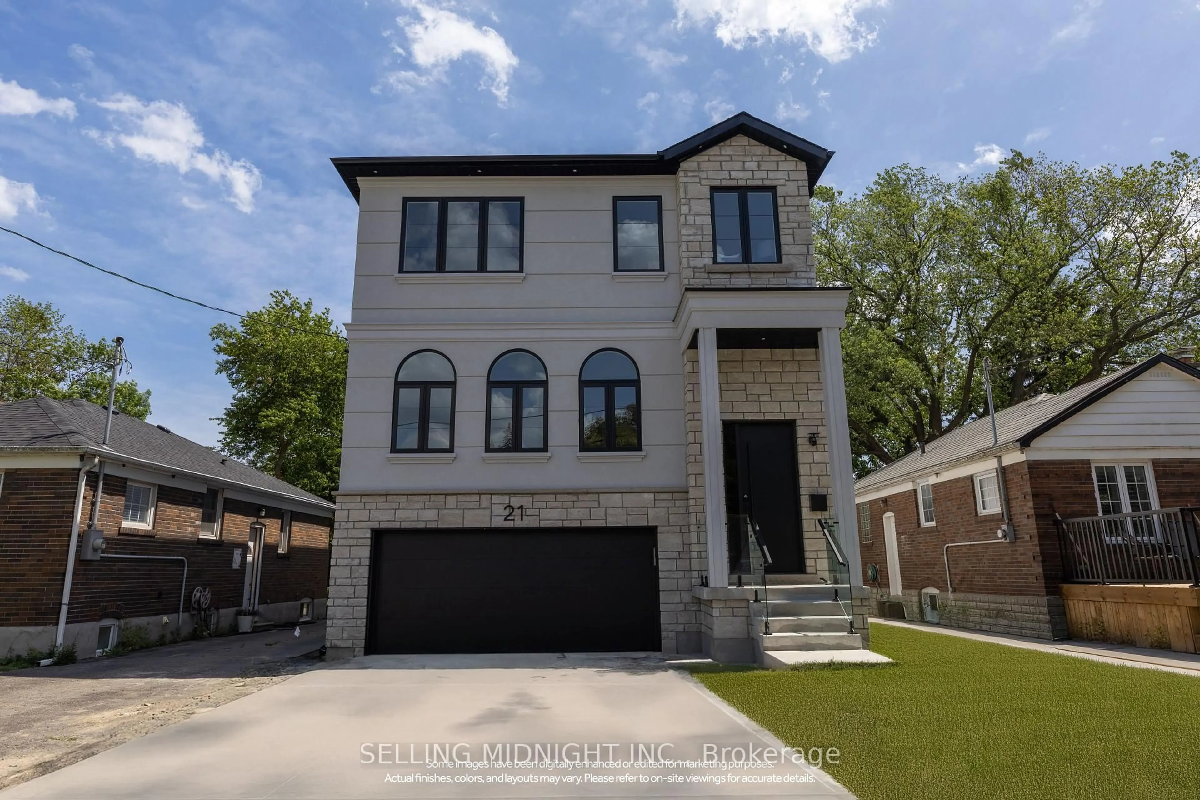 Home with brick exterior material, street for 21 Murrie St, Toronto Ontario M8V 1X6