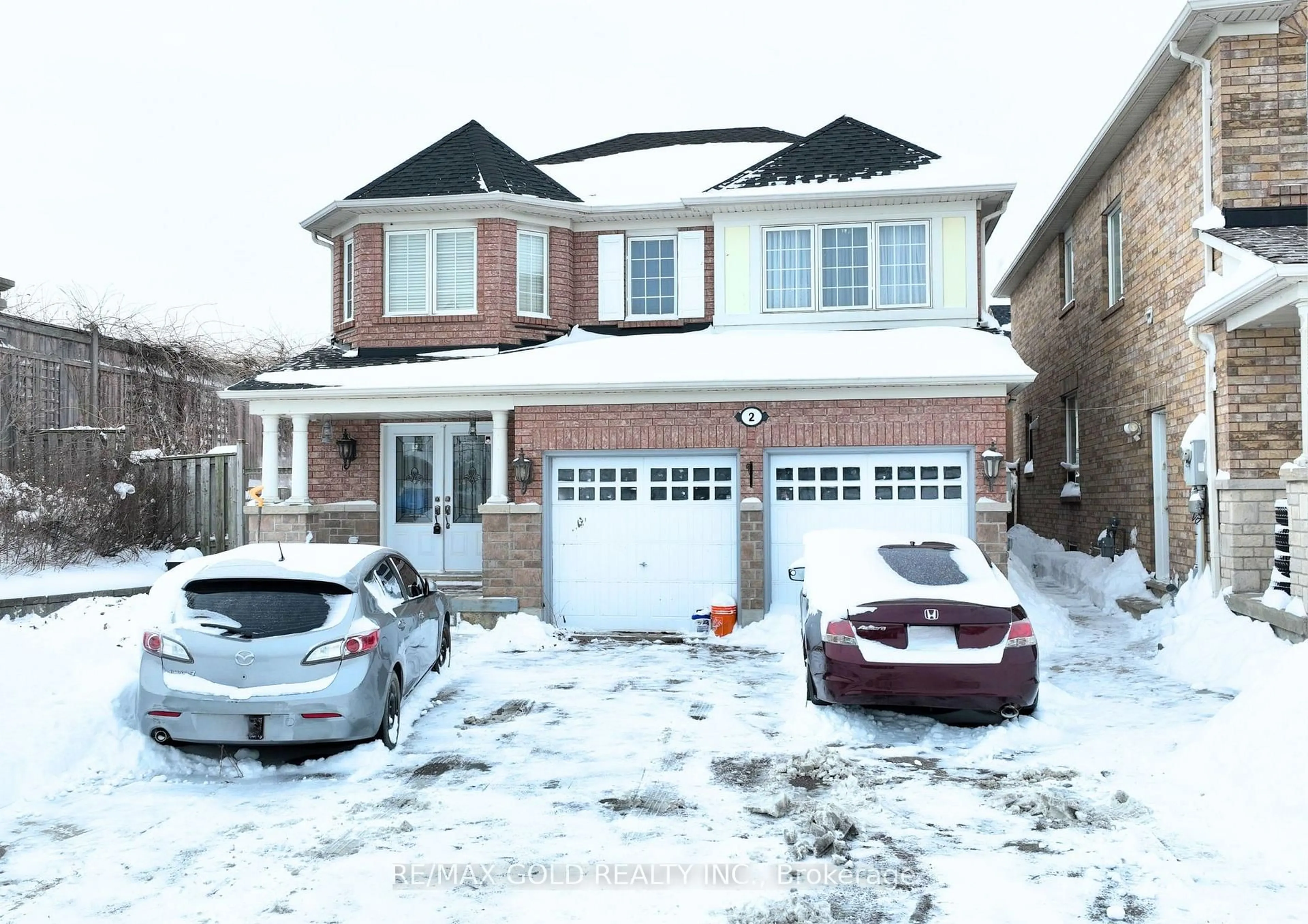 Home with brick exterior material, street for 2 Zimmer St, Brampton Ontario L6S 6L3