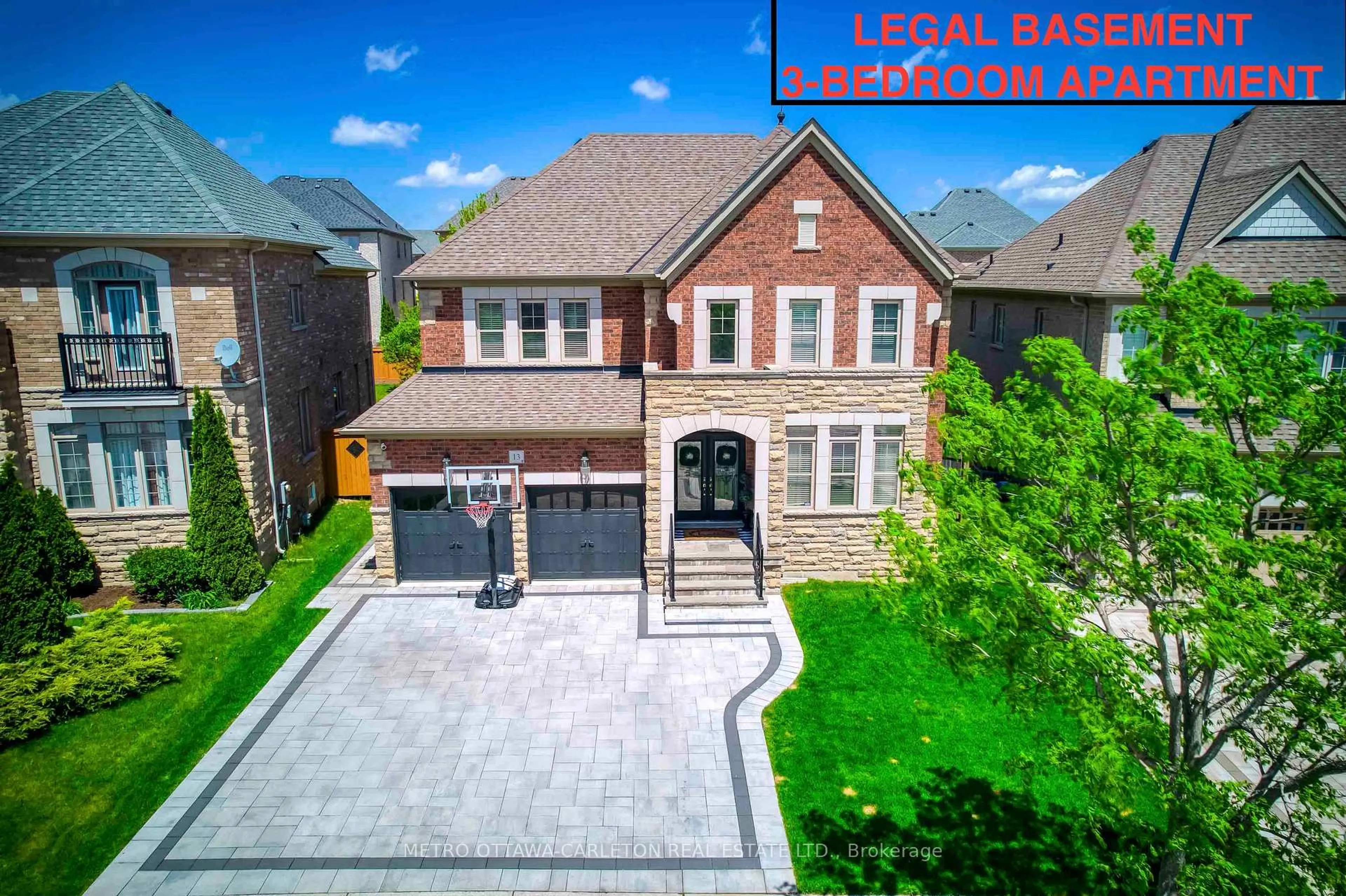 A pic from outside/outdoor area/front of a property/back of a property/a pic from drone, street for 13 Franmar Rd, Brampton Ontario L6X 0W3
