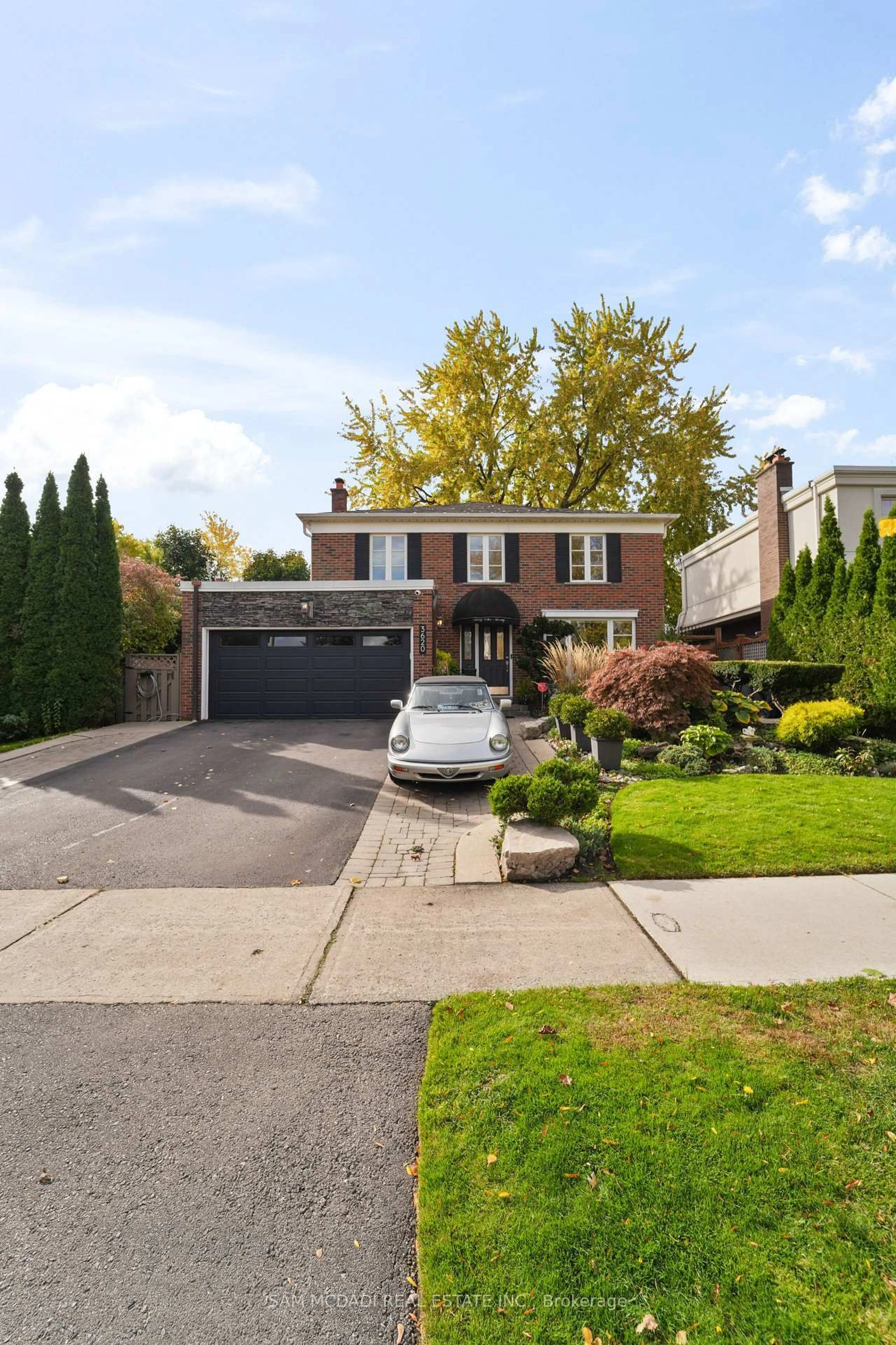 Home with brick exterior material, street for 3620 Ponytrail Dr, Mississauga Ontario L4X 1W4