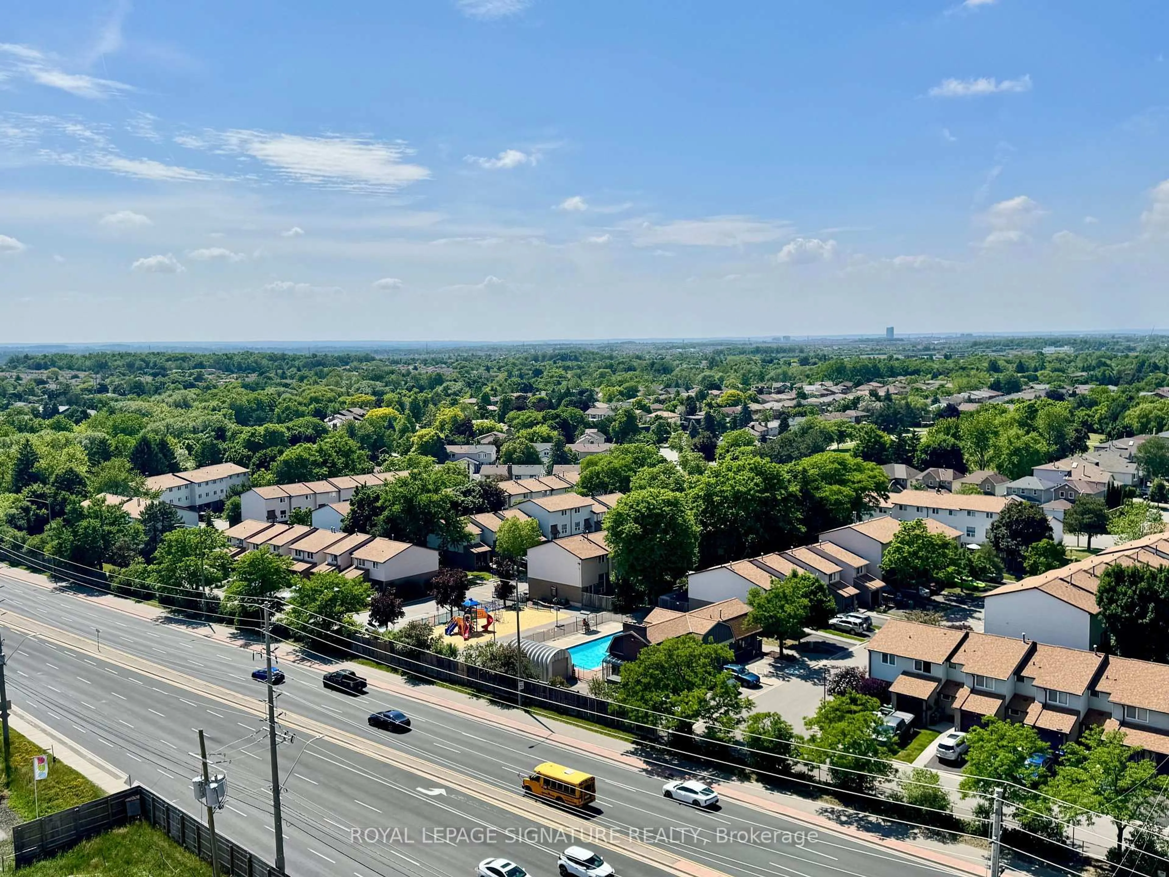 A pic from outside/outdoor area/front of a property/back of a property/a pic from drone, city buildings view from balcony for 260 Malta Ave #Unit 1106, Brampton Ontario L6Y 6L7