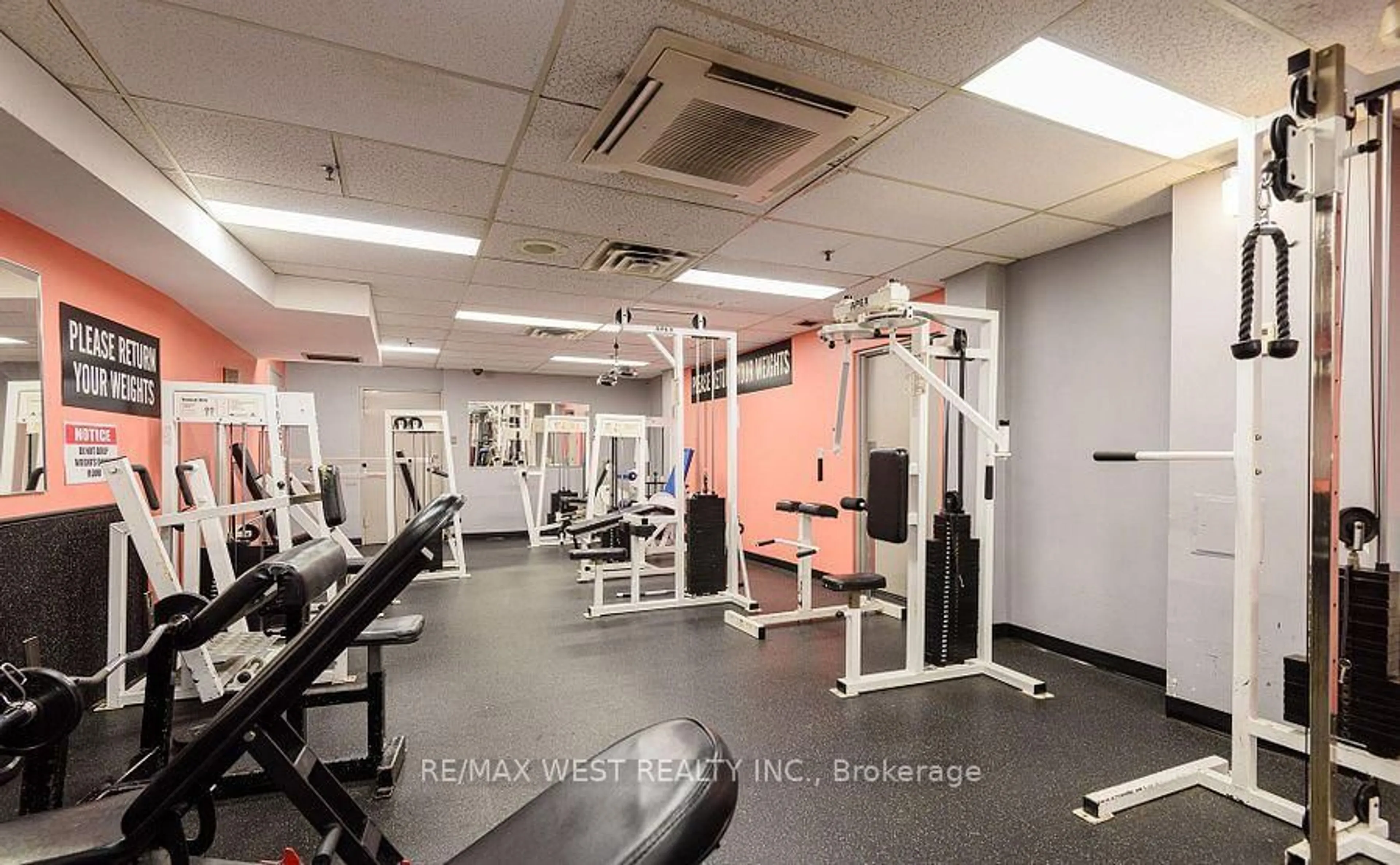 Gym or fitness room for 234 Albion Rd #1512, Toronto Ontario M9W 6A5