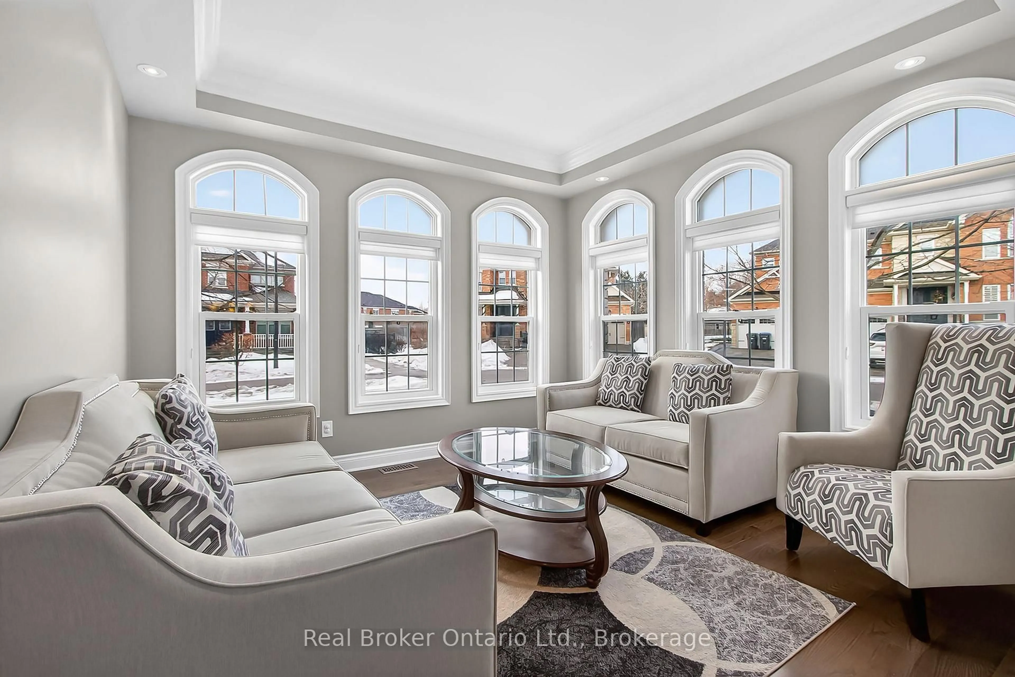 Living room with furniture, unknown for 43 Mccandless Crt, Caledon Ontario L7C 3R6