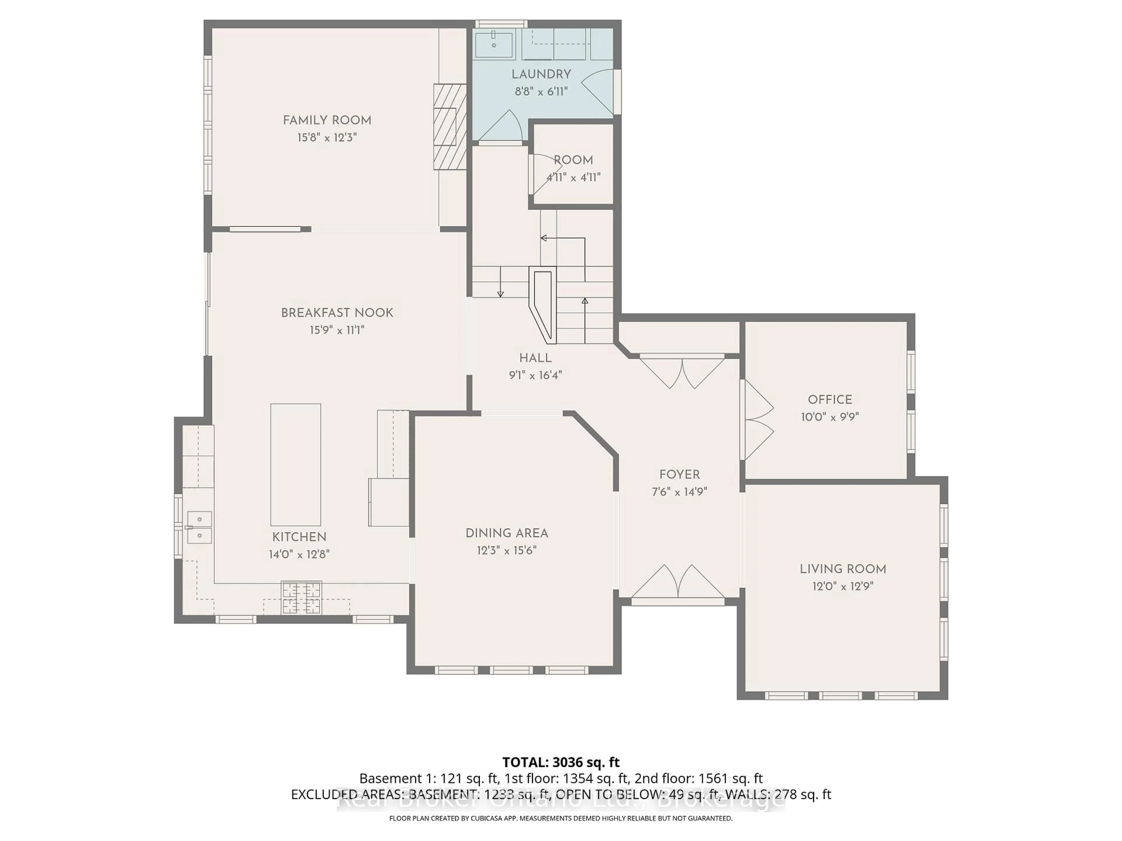 Floor plan for 43 Mccandless Crt, Caledon Ontario L7C 3R6