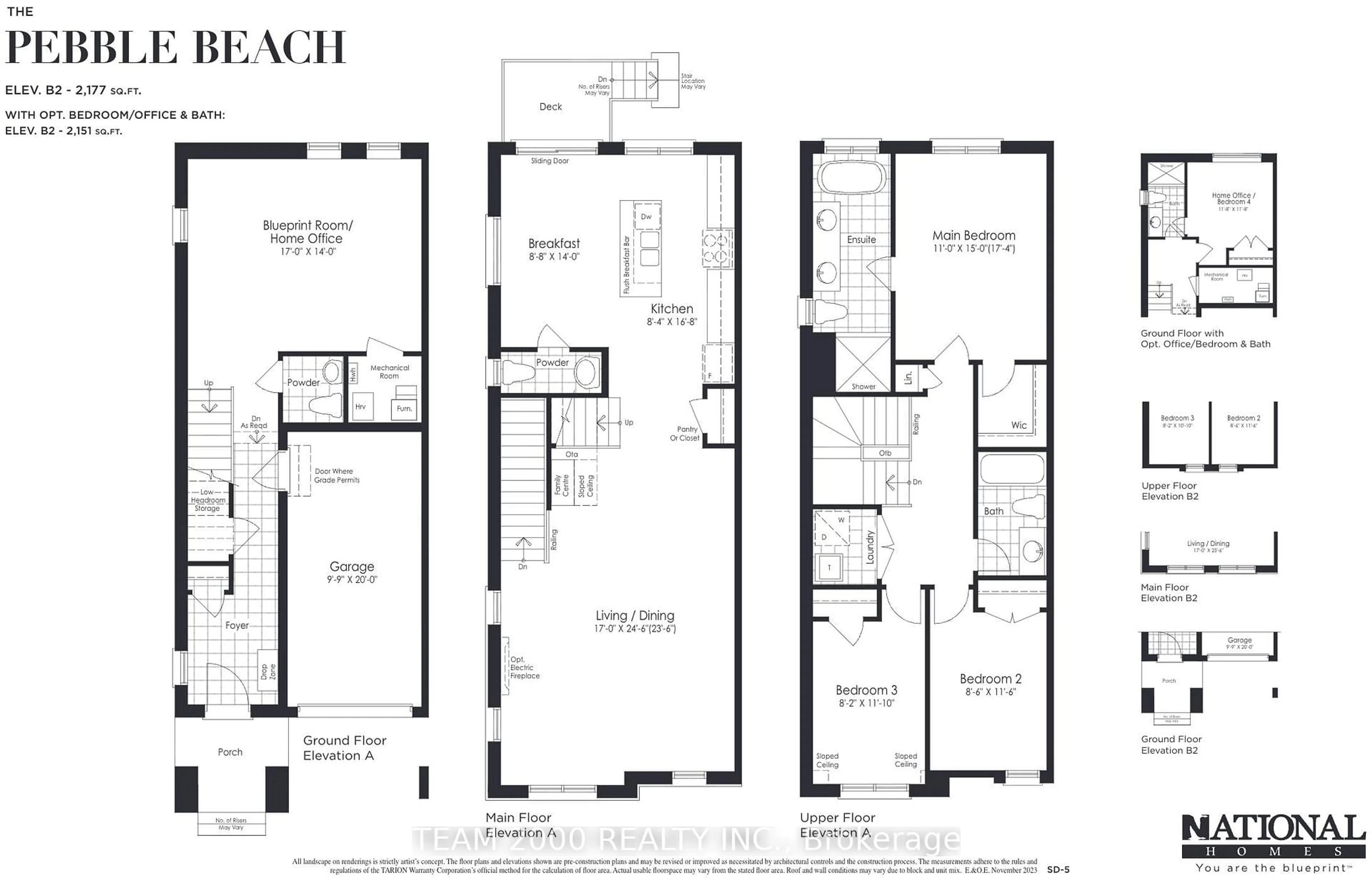 Floor plan for 1415 National Common, Burlington Ontario L7P 0V8