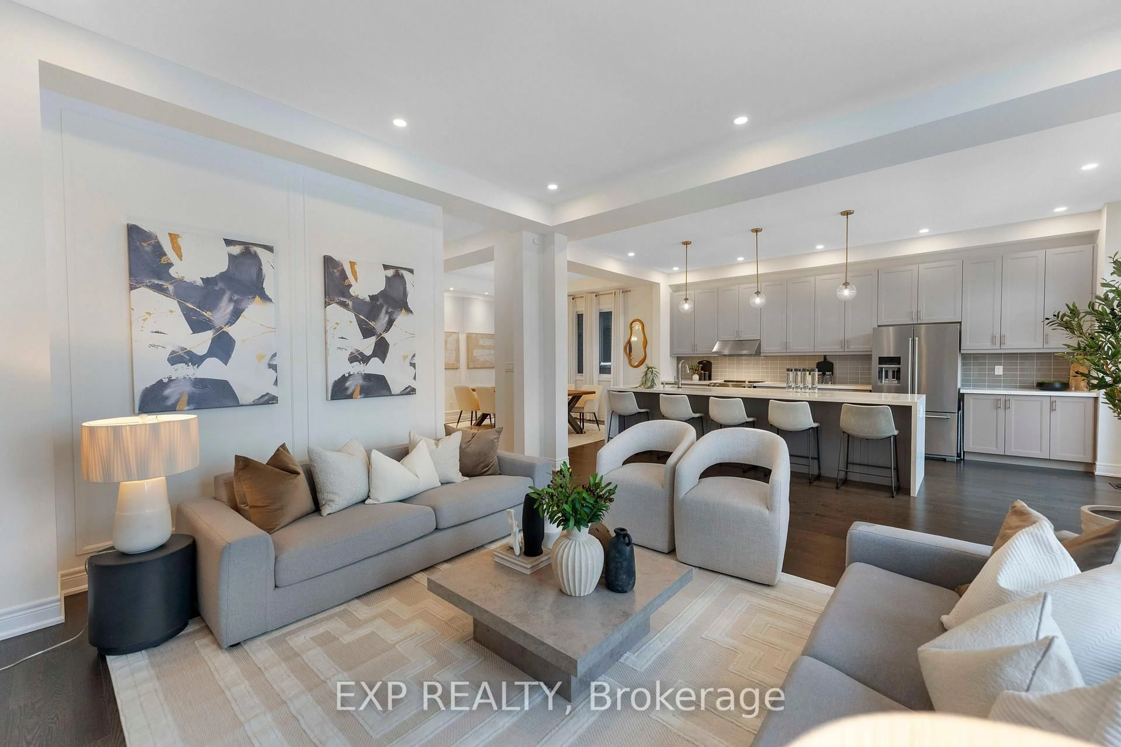 Open concept kitchen, ceramic/tile floor for 429 Parent Pl, Milton Ontario L9E 1L2