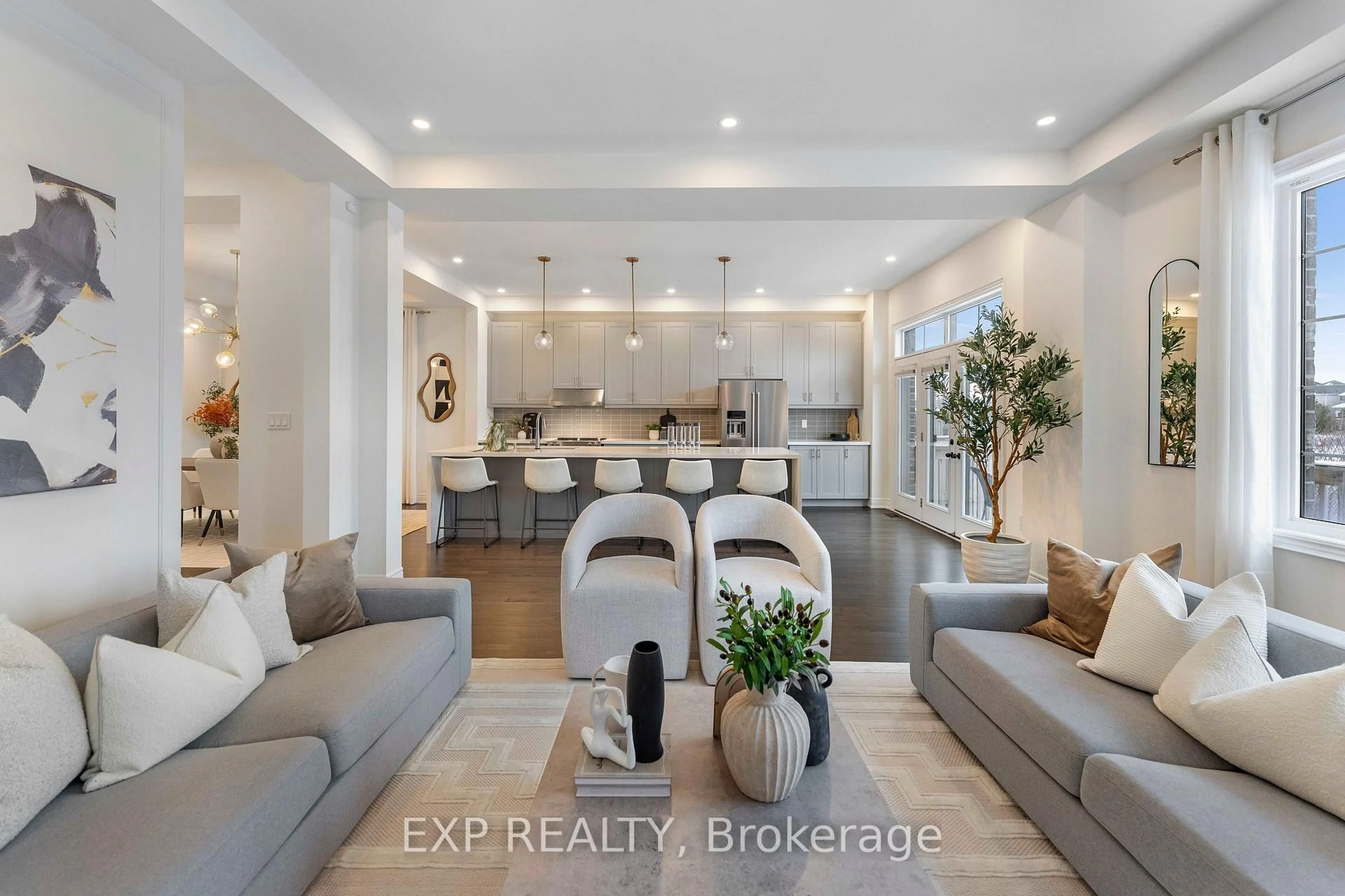 Open concept kitchen, ceramic/tile floor for 429 Parent Pl, Milton Ontario L9E 1L2