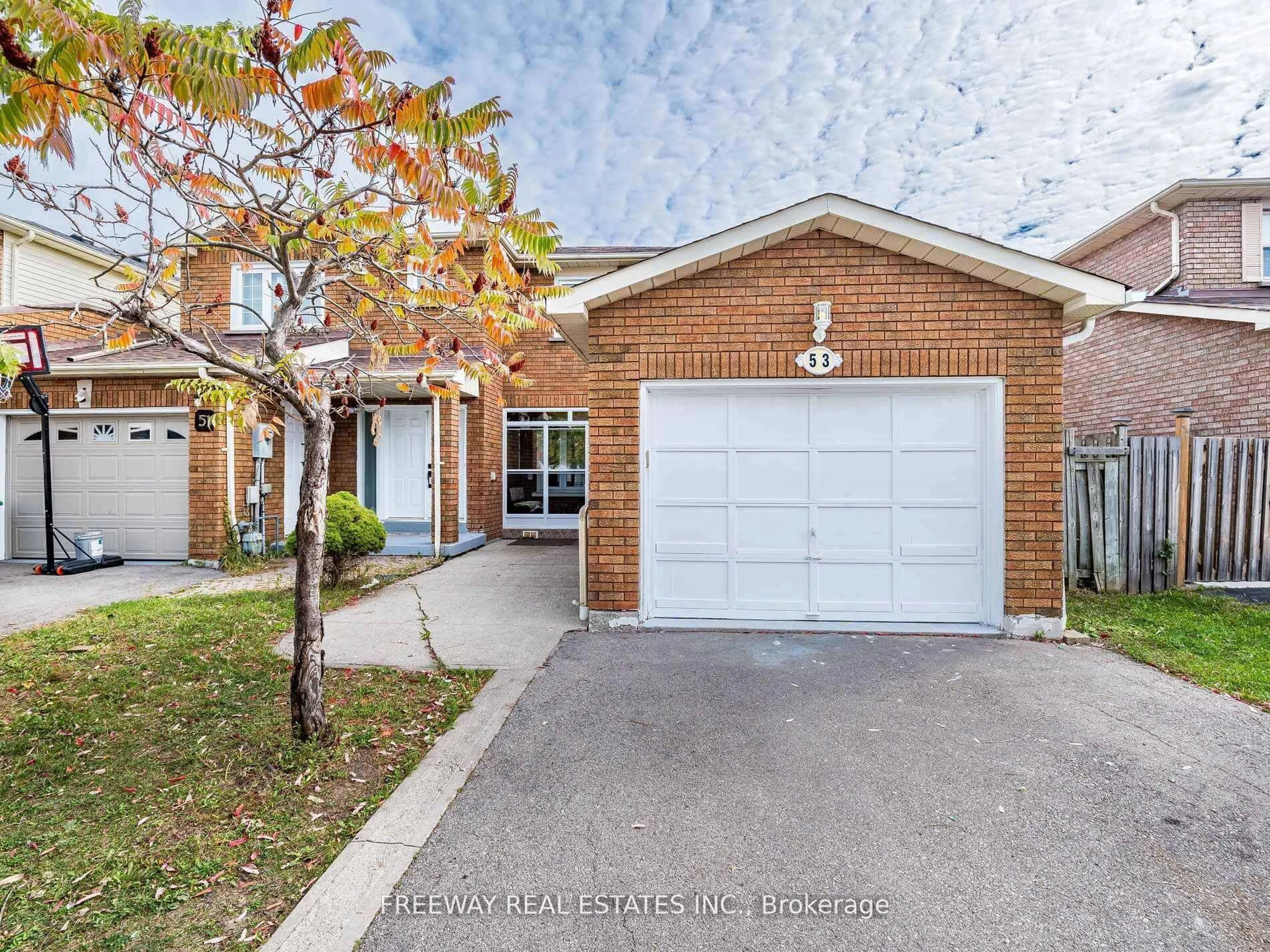 Home with brick exterior material, street for 53 Dutch Cres, Brampton Ontario L6Y 3X2