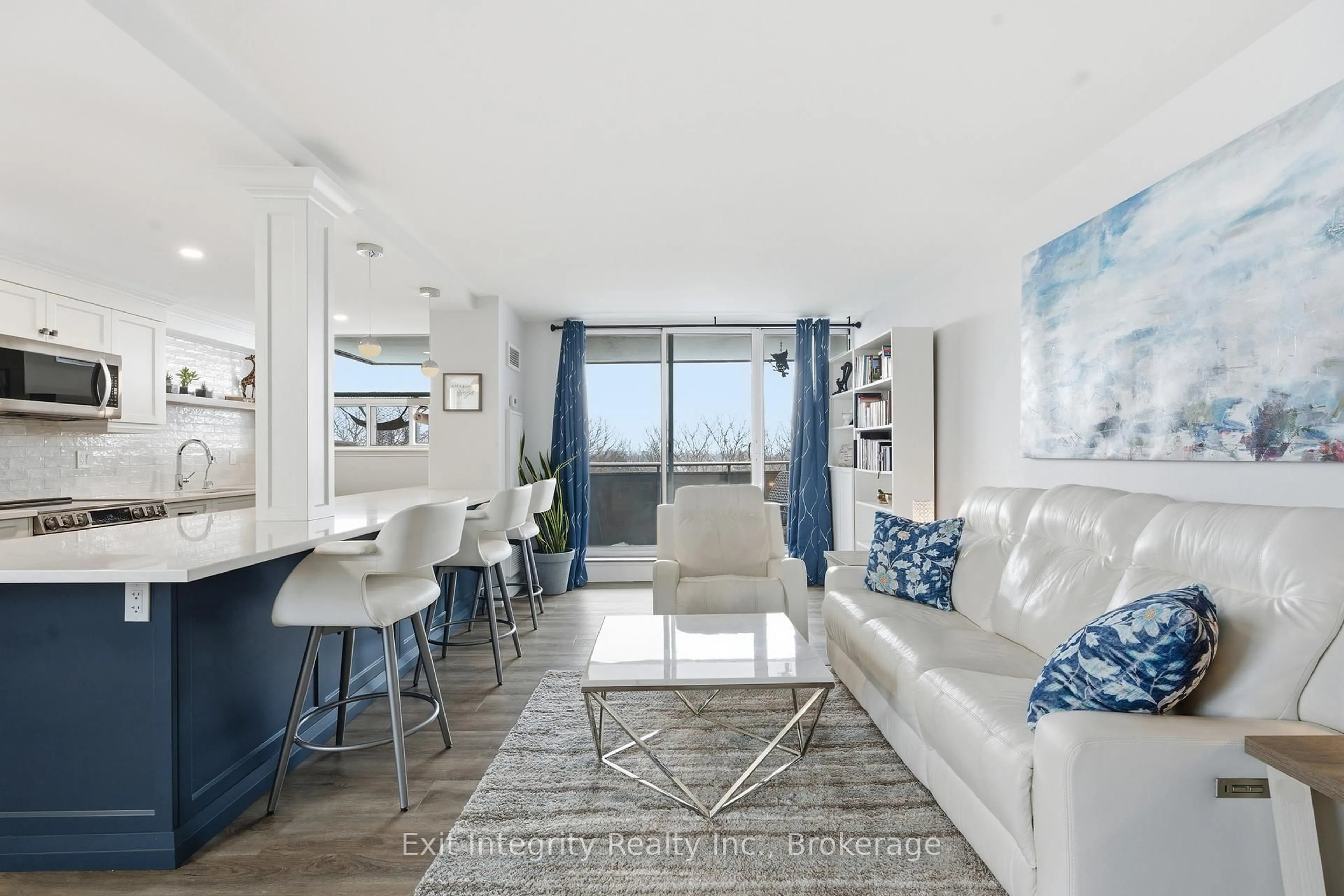 Living room with furniture, unknown for 1415 Ghent Ave #703, Burlington Ontario L7S 1X4