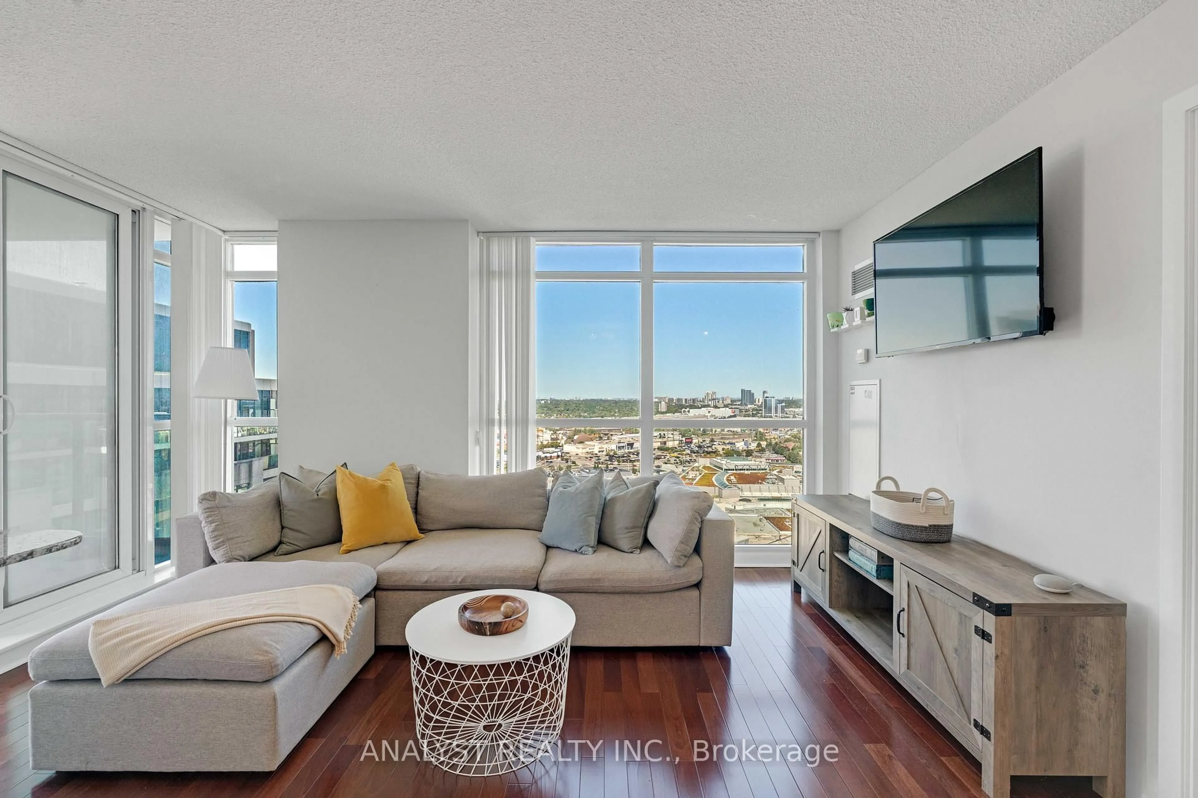 Living room with furniture, unknown for 225 Sherway Gardens Rd #2802, Toronto Ontario M9C 0A3