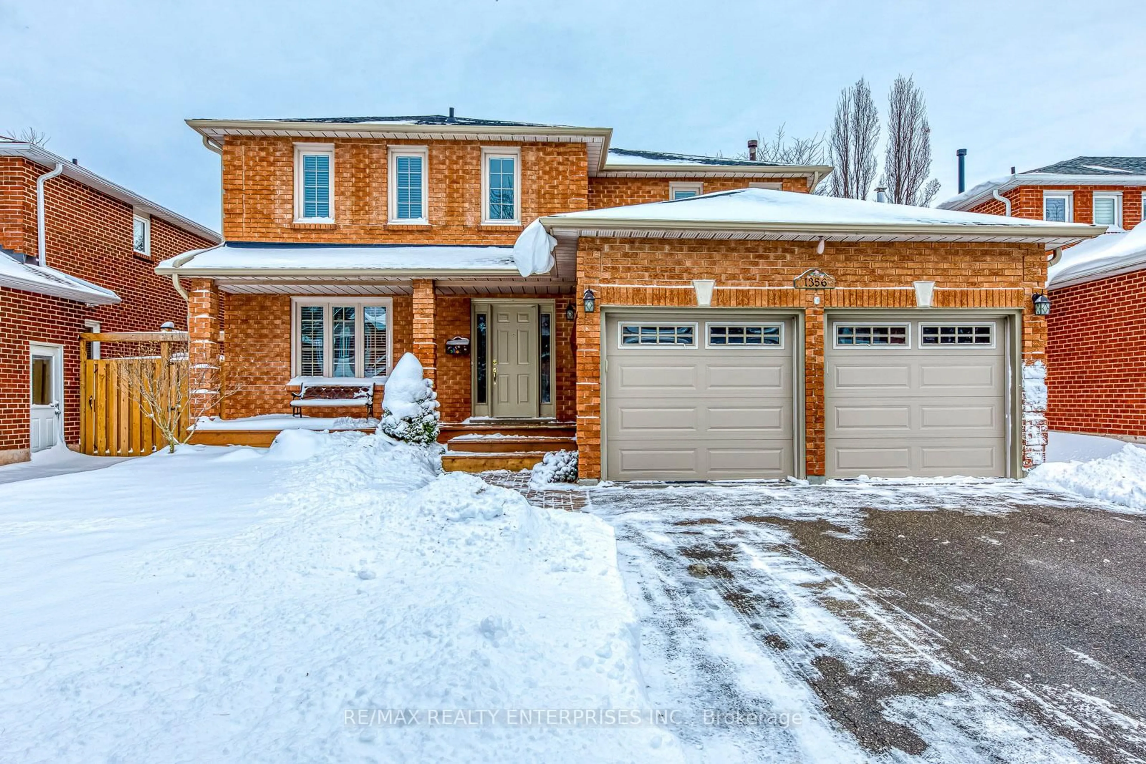 Home with brick exterior material, street for 1356 Chedboro Cres, Oakville Ontario L6J 7A3