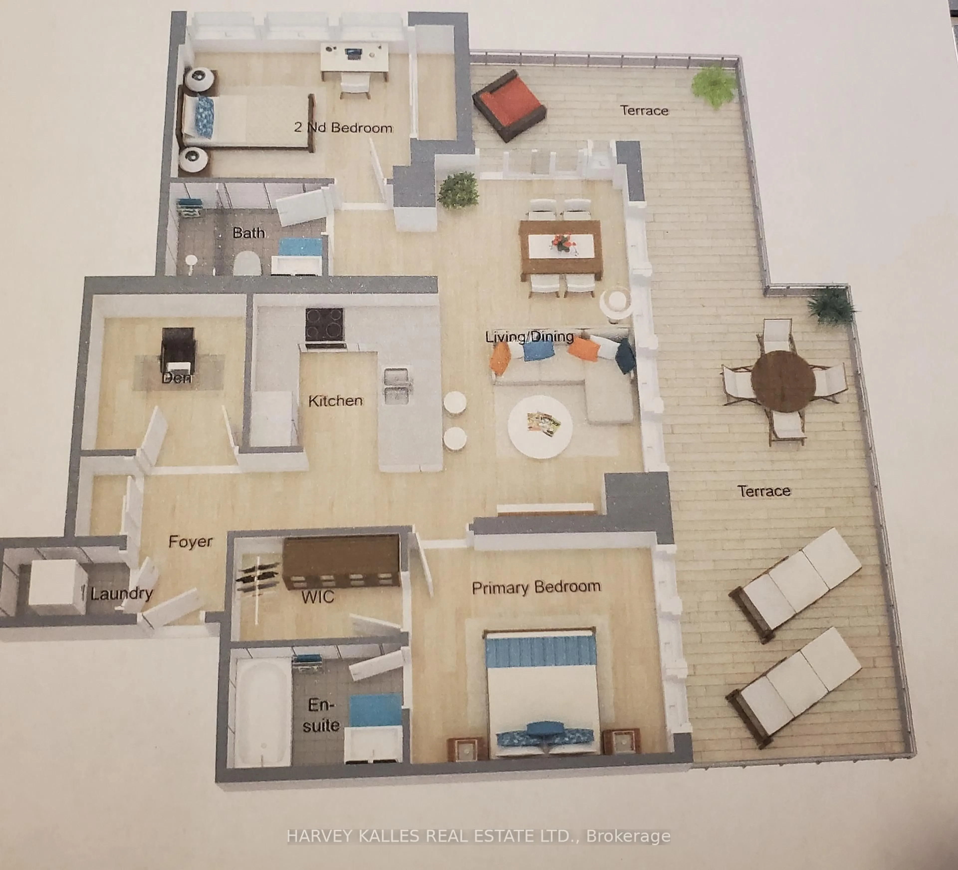 Floor plan for 1185 The Queensway Ave #303, Toronto Ontario M8Z 0C6