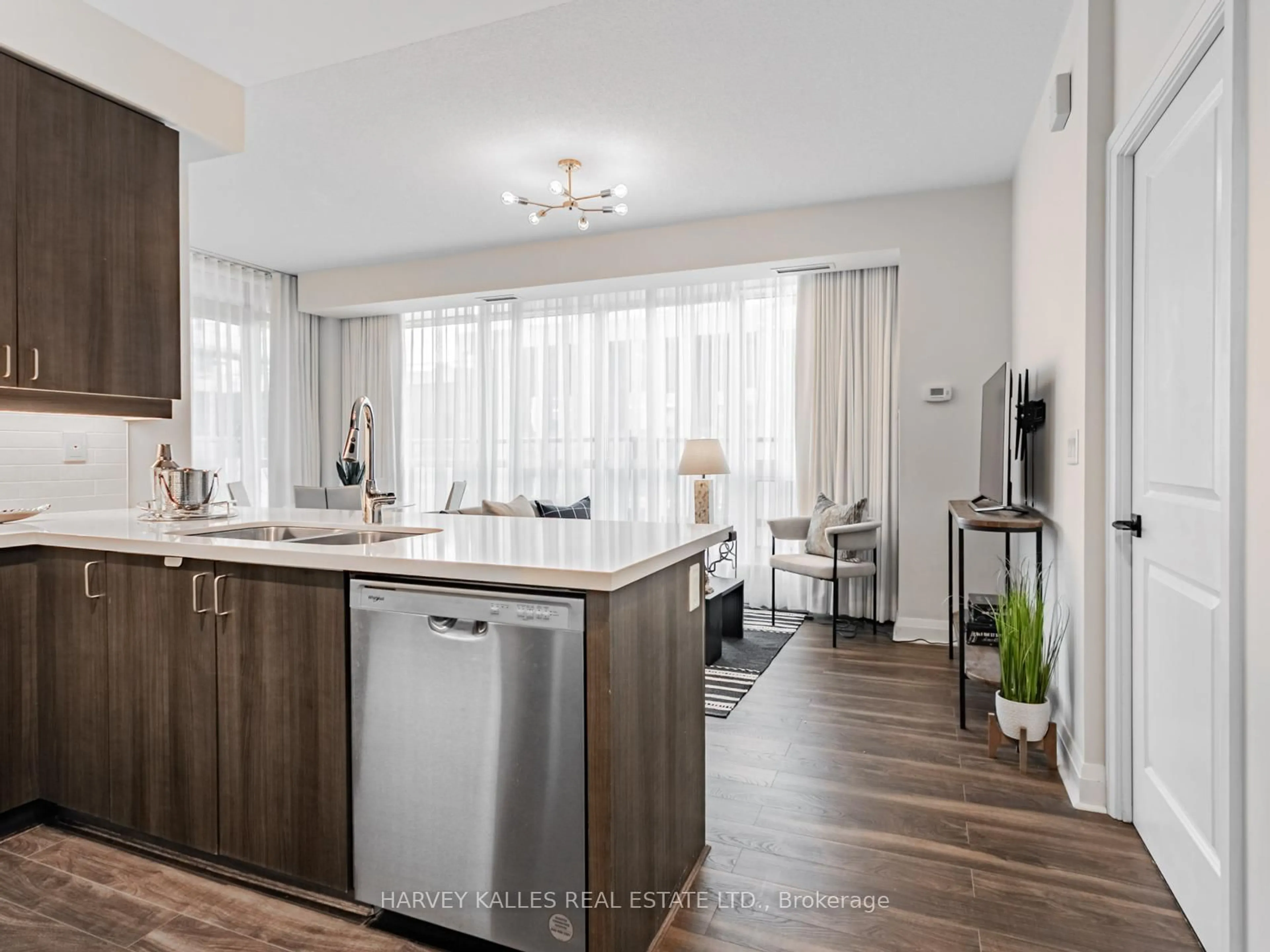Open concept kitchen, unknown for 1185 The Queensway Ave #303, Toronto Ontario M8Z 0C6