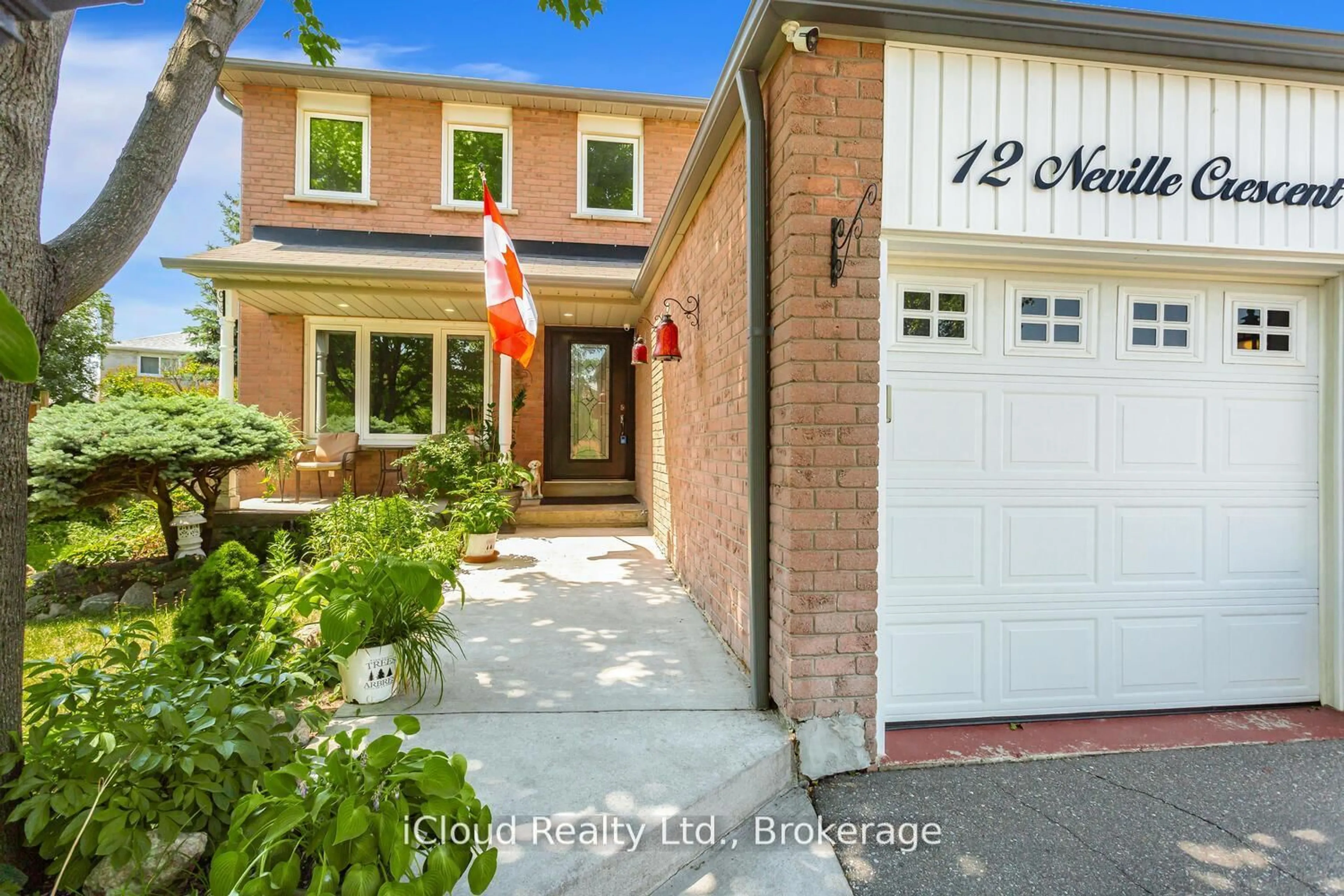 Home with brick exterior material, street for 12 Neville Cres, Brampton Ontario L6S 5L1