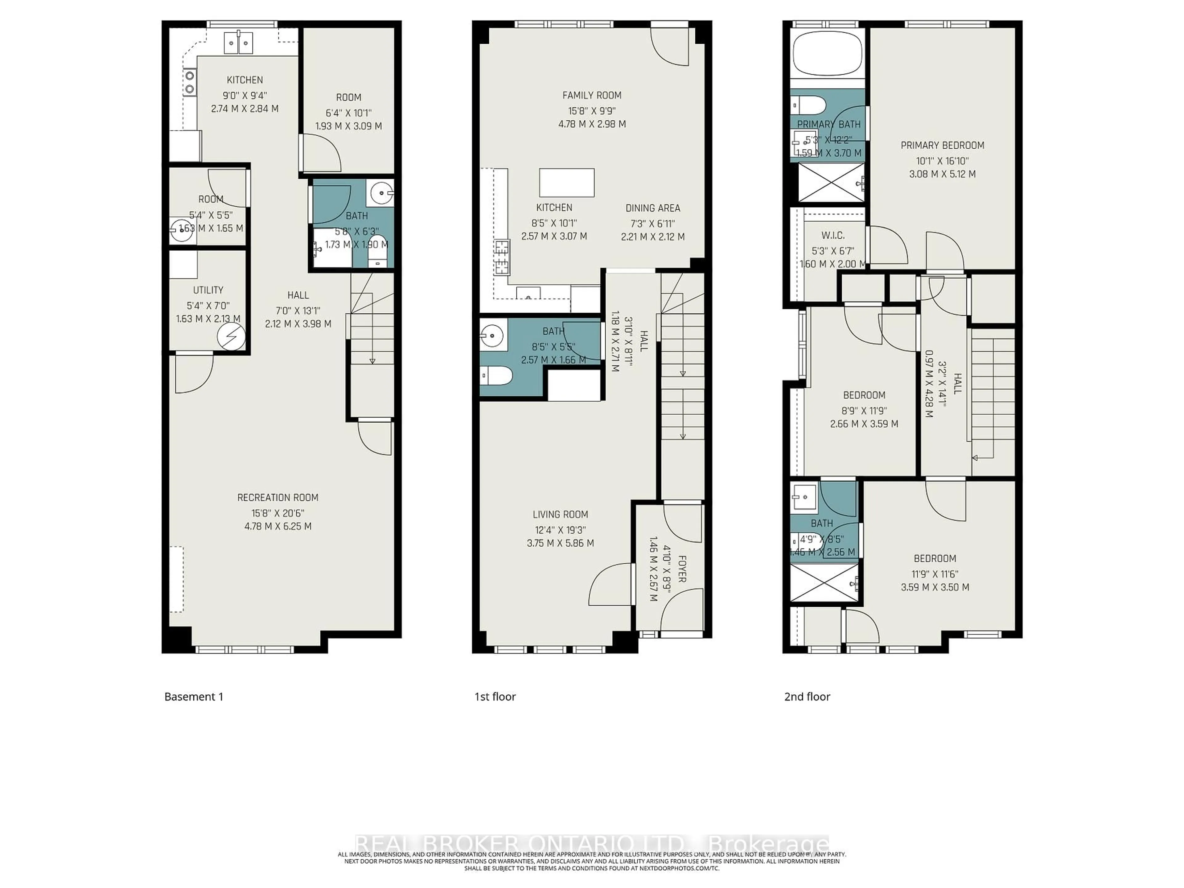 Floor plan for 16 Leitch Ave, Toronto Ontario M3J 3P2