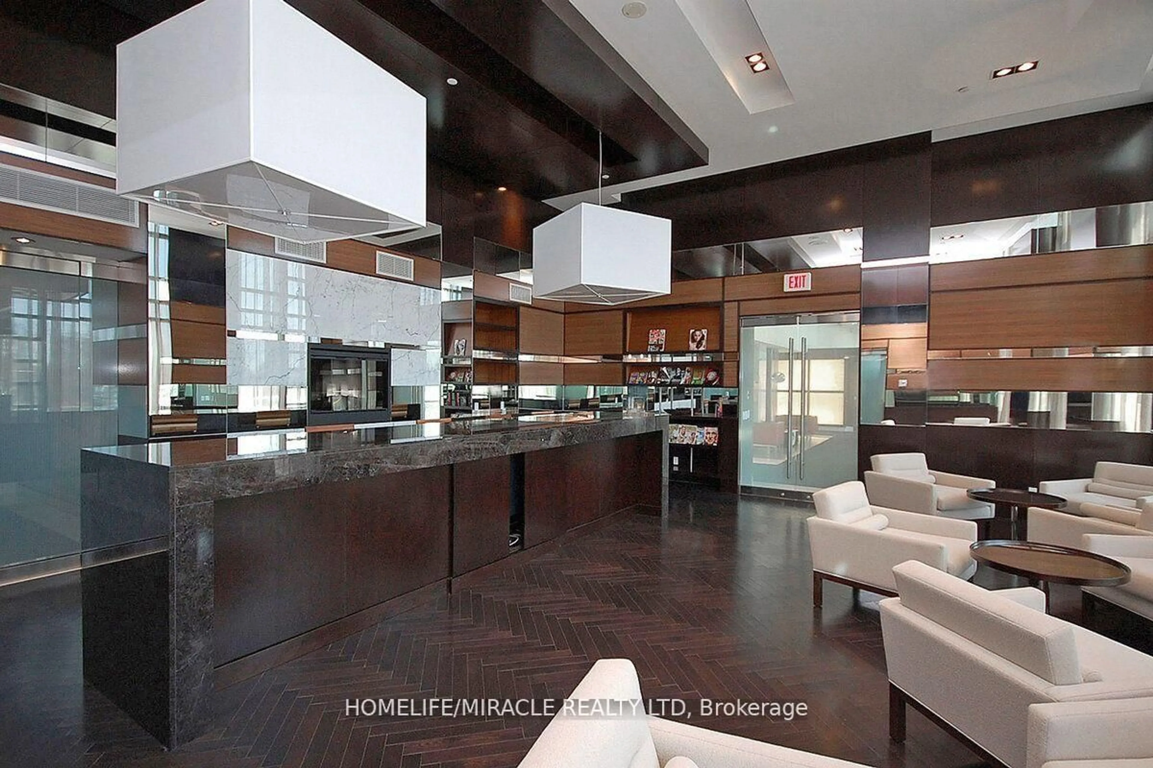 Contemporary kitchen, ceramic/tile floor for 225 Sherway Gardens Rd #1706, Toronto Ontario M9C 0A3