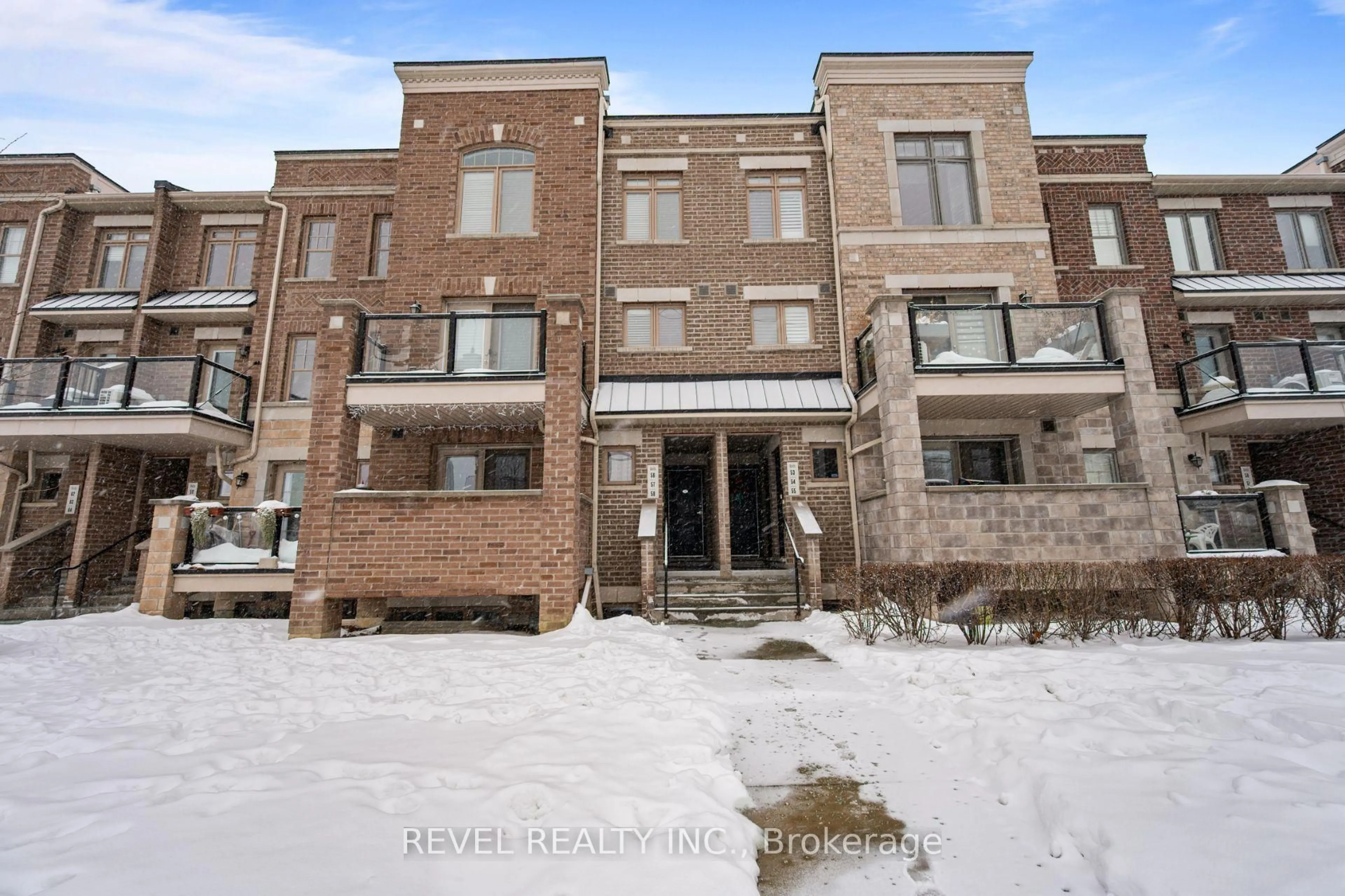 Home with brick exterior material, building for 2315 Sheppard Ave #57, Toronto Ontario M9M 0E8
