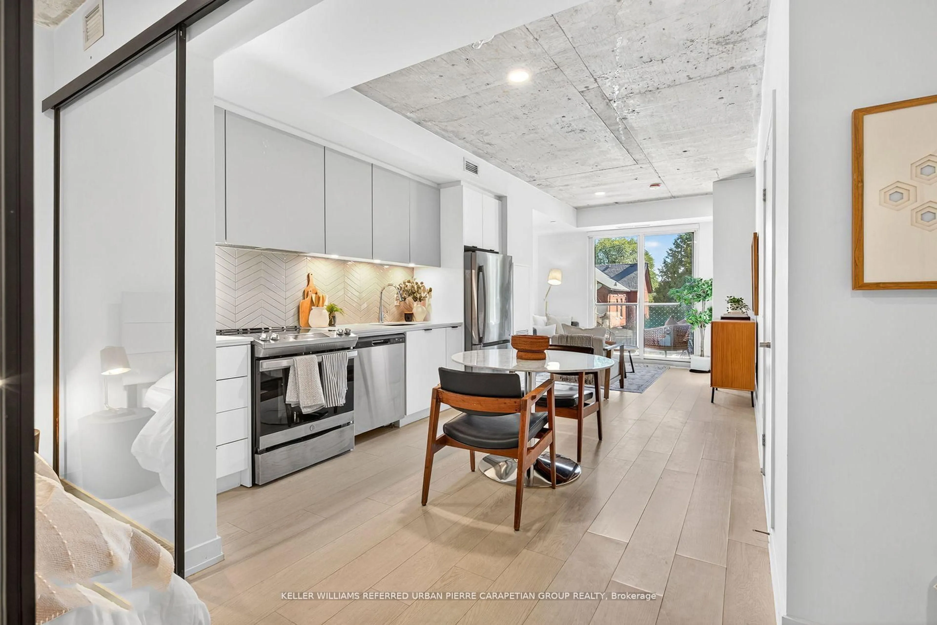Open concept kitchen, unknown for 57 Brock Ave #215, Toronto Ontario M3H 3N2