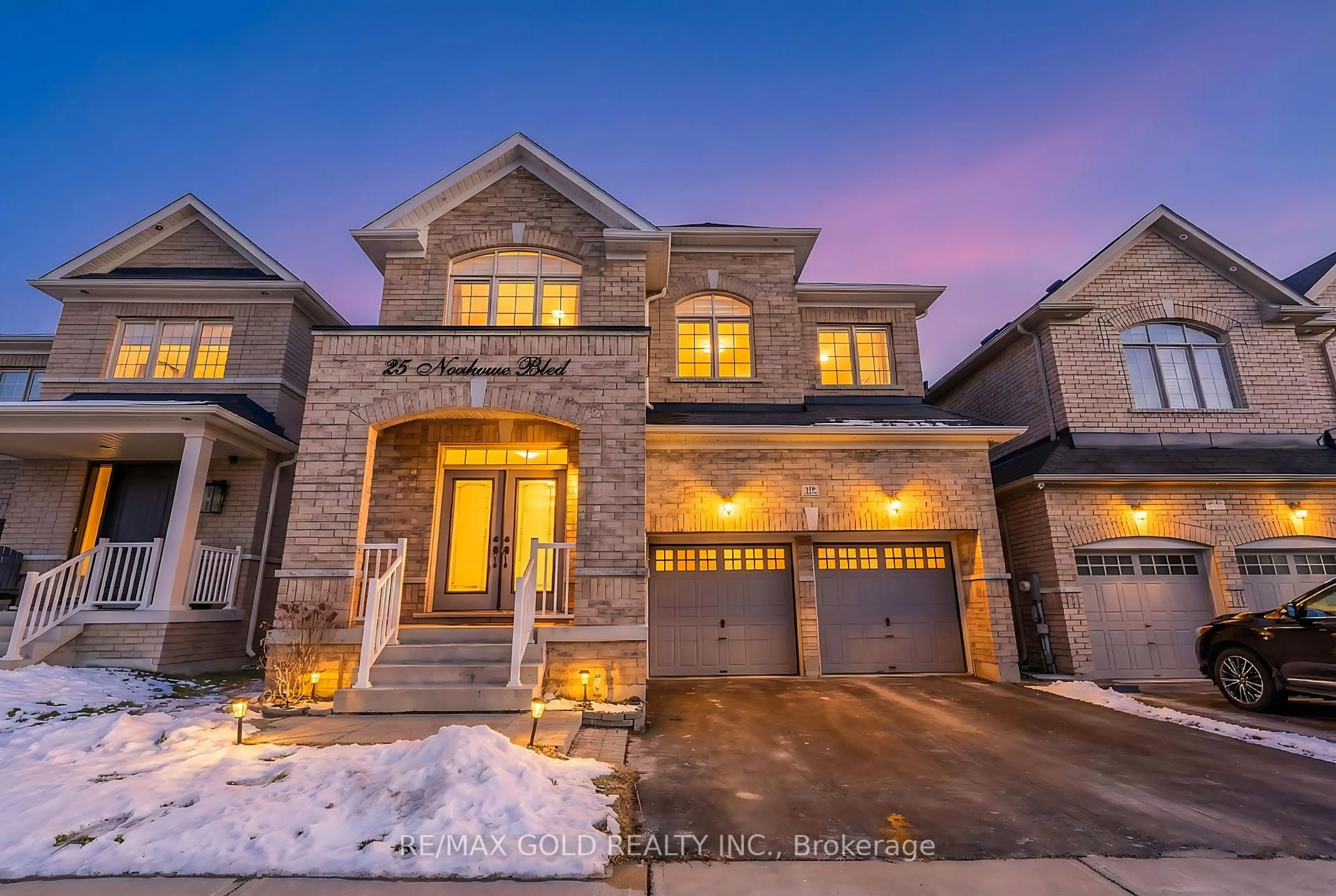 Home with brick exterior material, street for 25 Newhouse Blvd, Caledon Ontario L7C 4A2